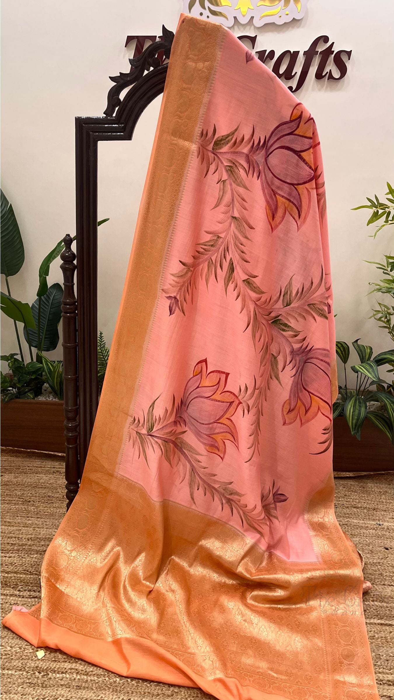 Pure Chiniya Silk Banarasi Saree
