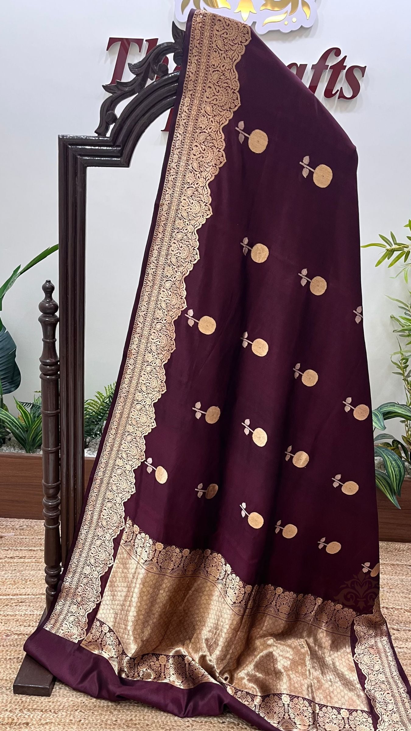 Pure Mango Silk Handloom Banarasi Saree