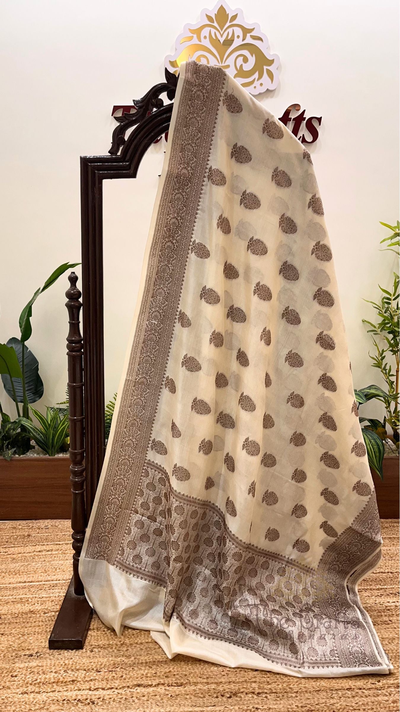 Pure Tussar Silk Banarasi Saree