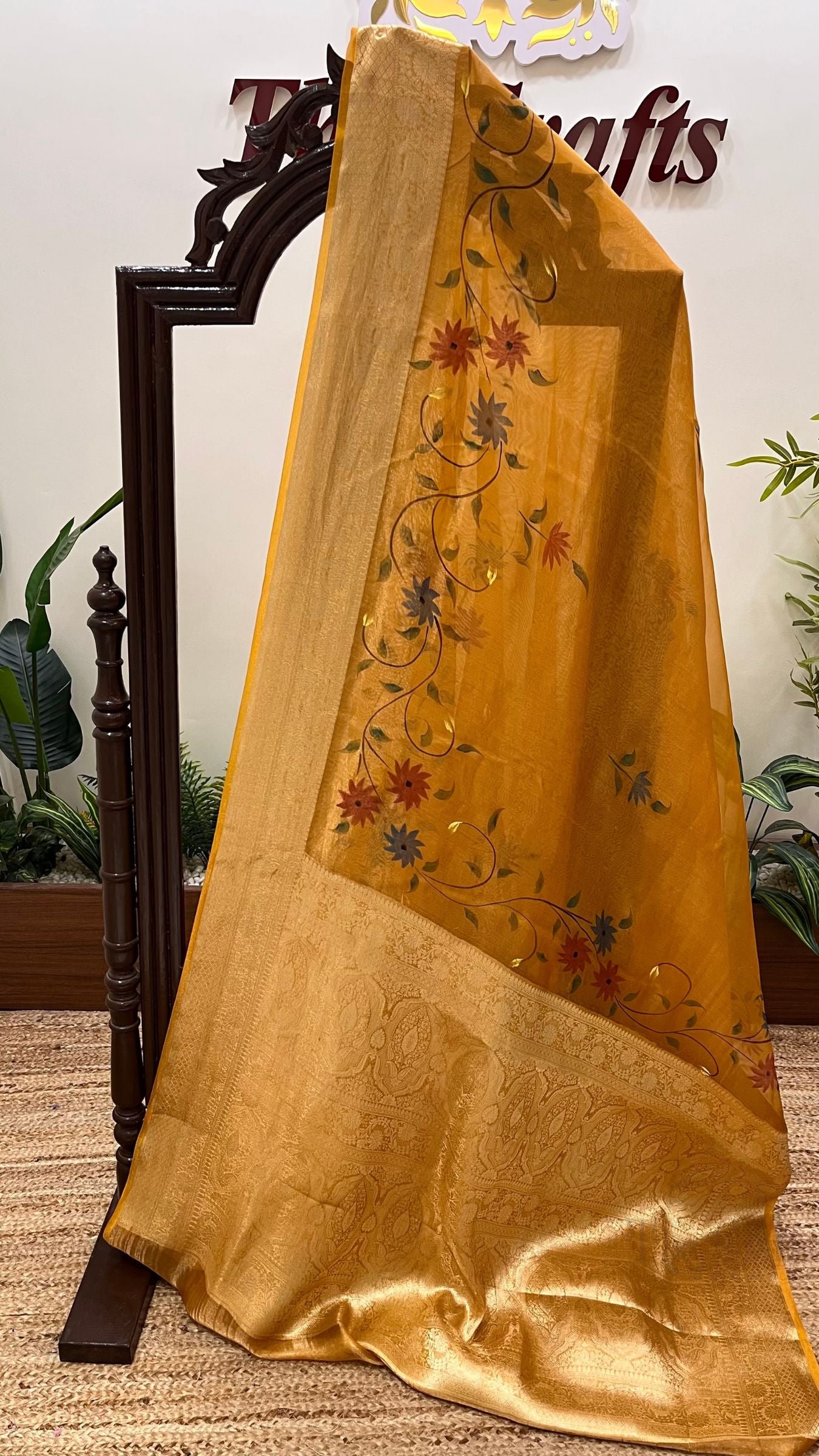 Pure Kora Tissue Silk Banarasi Saree