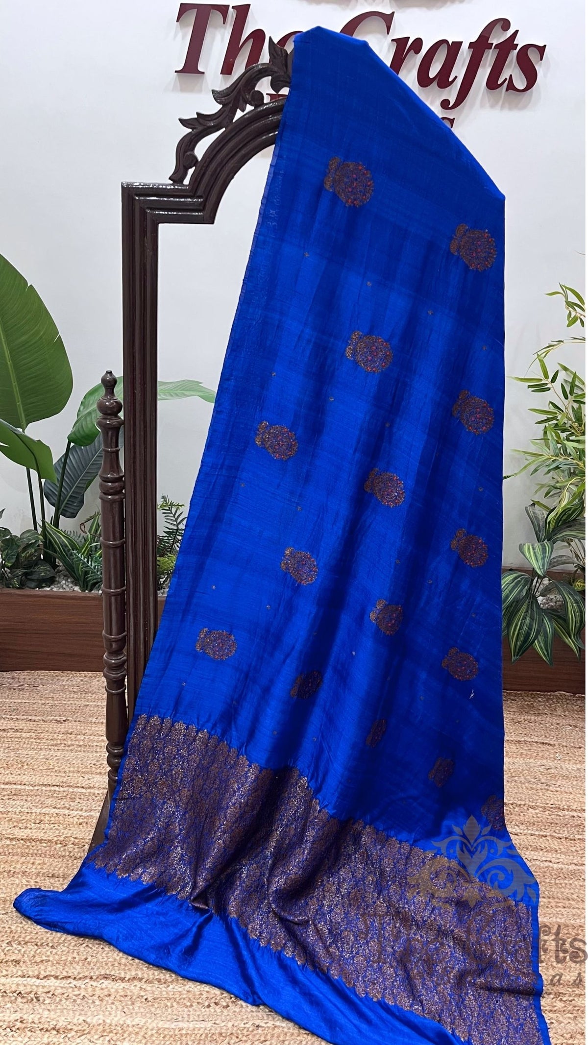 Pure Raw Silk Handloom Banarasi Saree