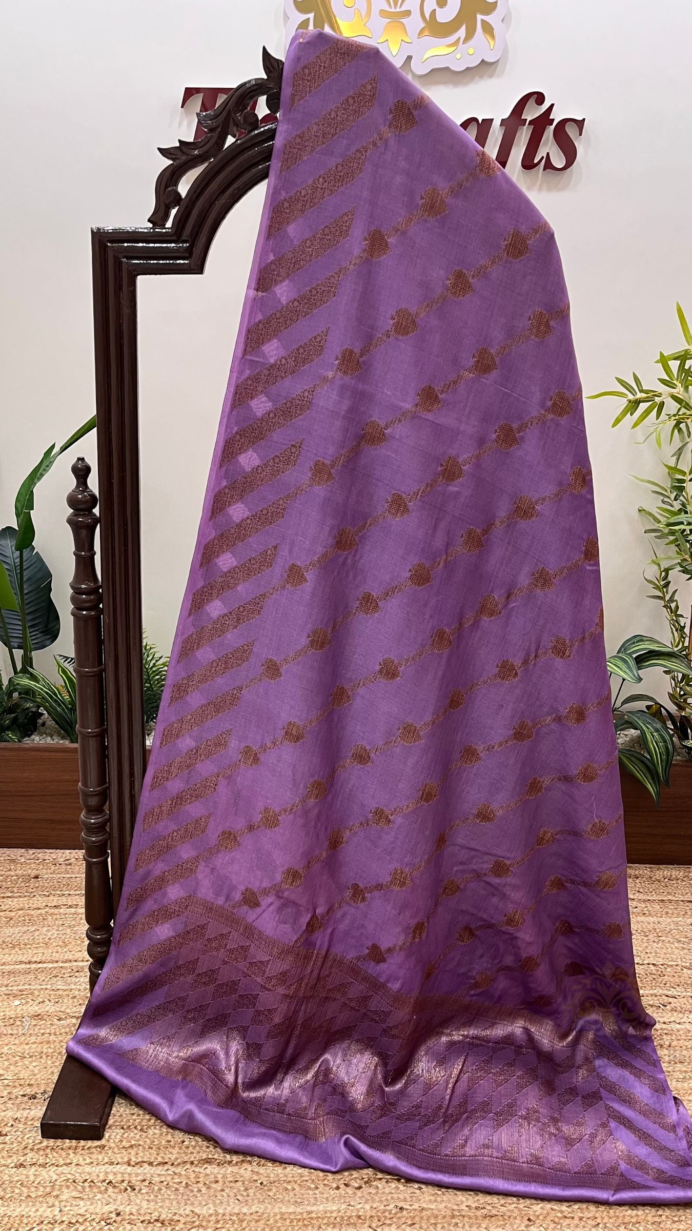 Pure Tussar Silk Banarasi Saree