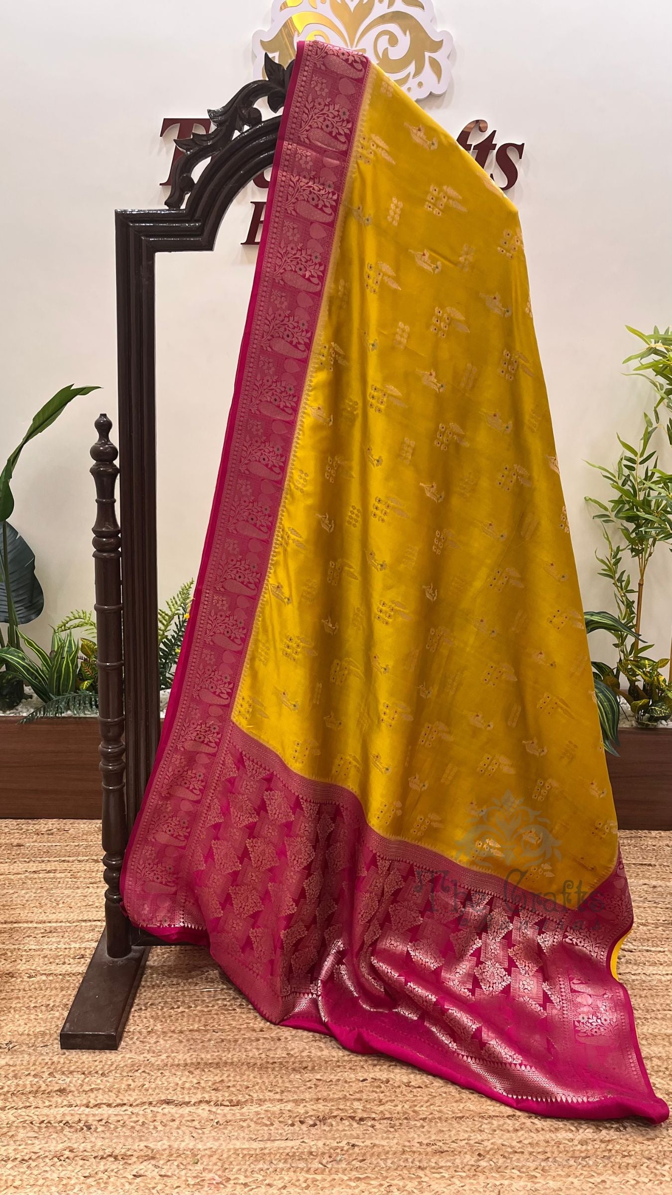 Pure Mango Silk Banarasi Saree