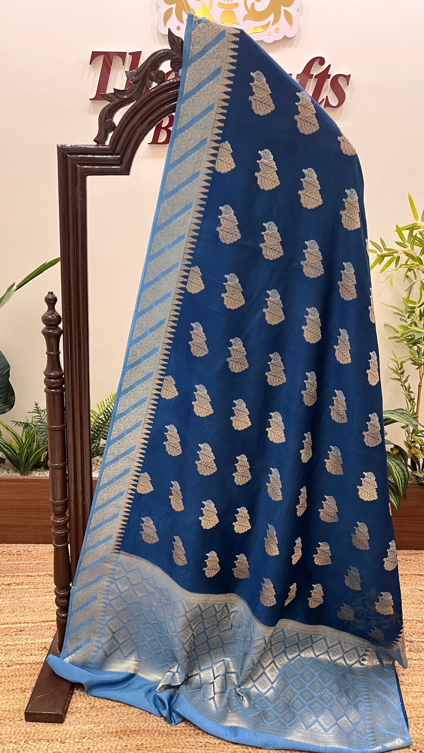 Pure Mango Silk Banarasi Saree