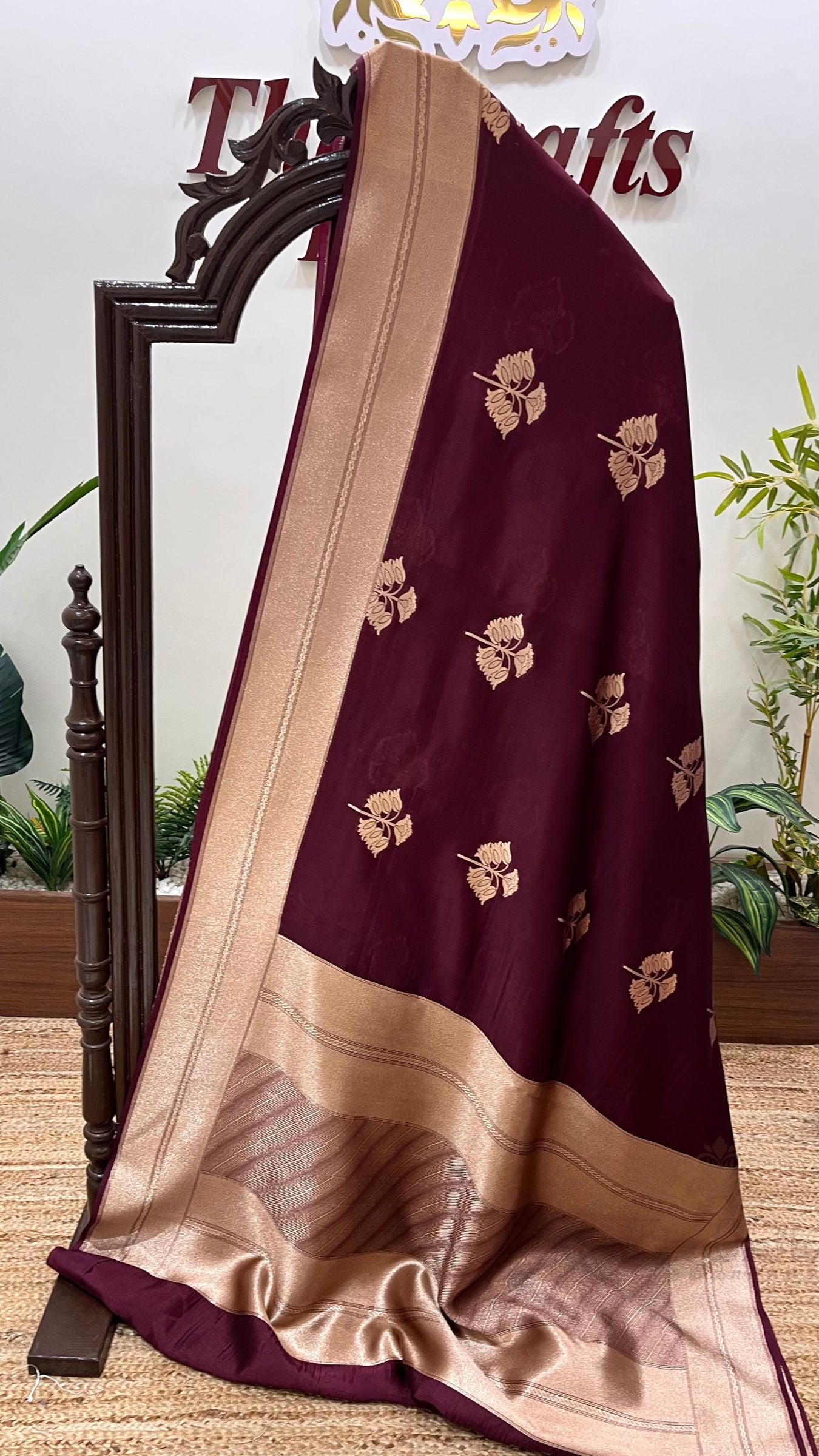 Pure Mango Silk Banarasi Saree