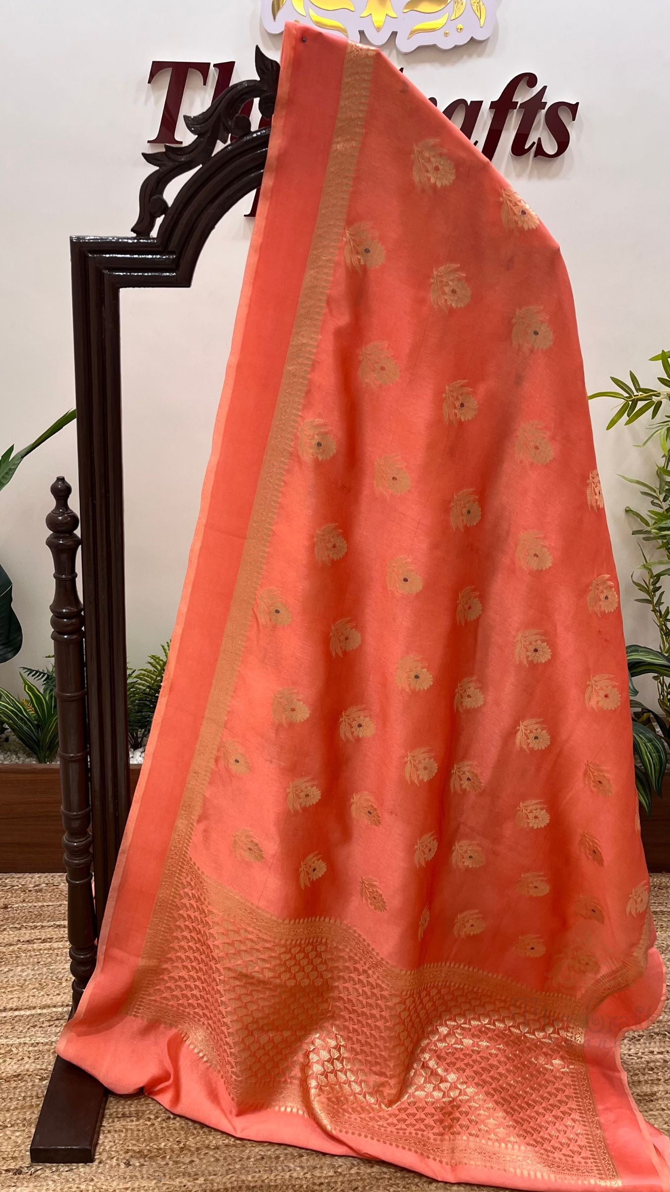 Pure Mango Silk Banarasi Saree