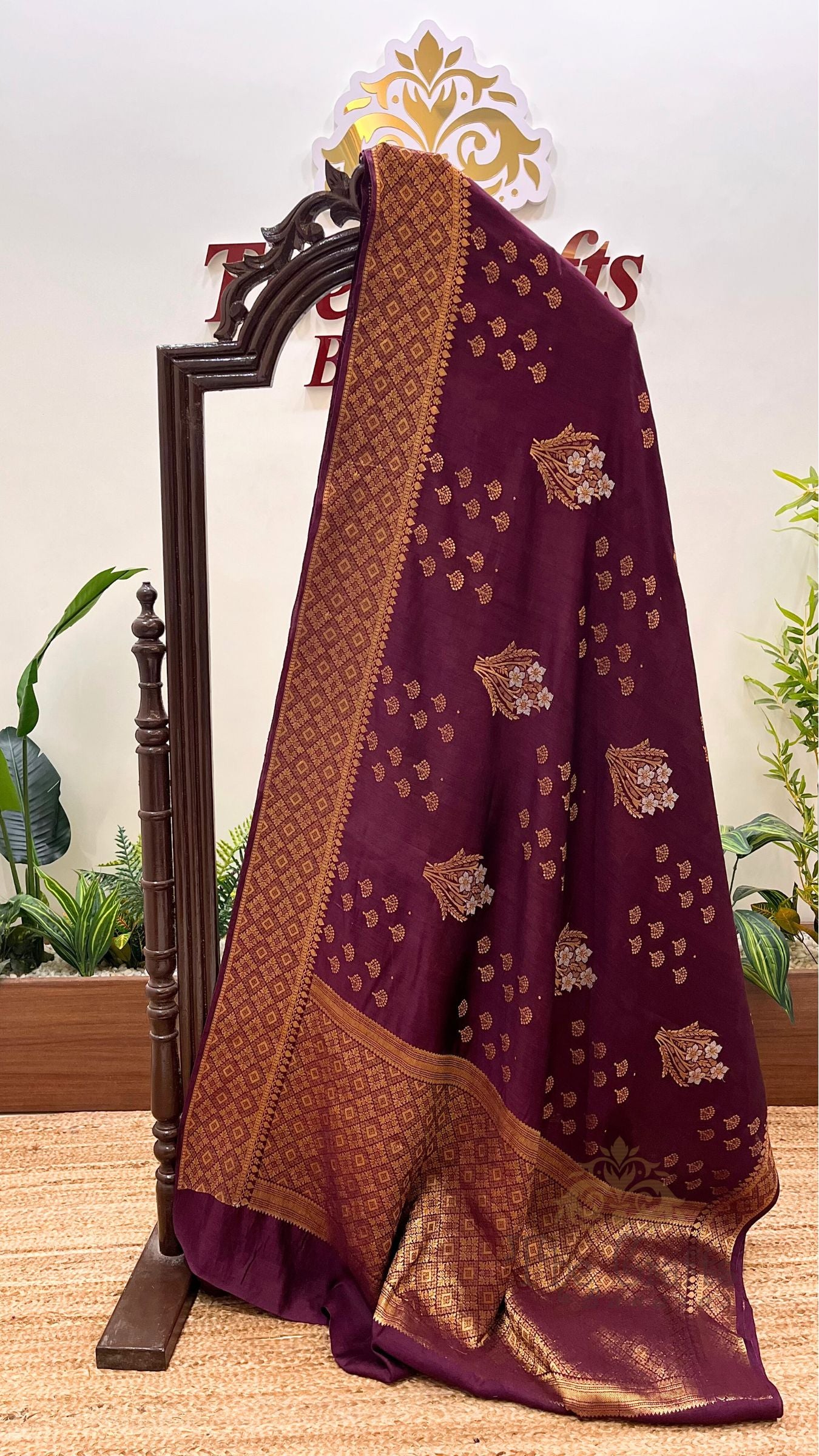 Pure Chiniya Silk Banarasi Saree