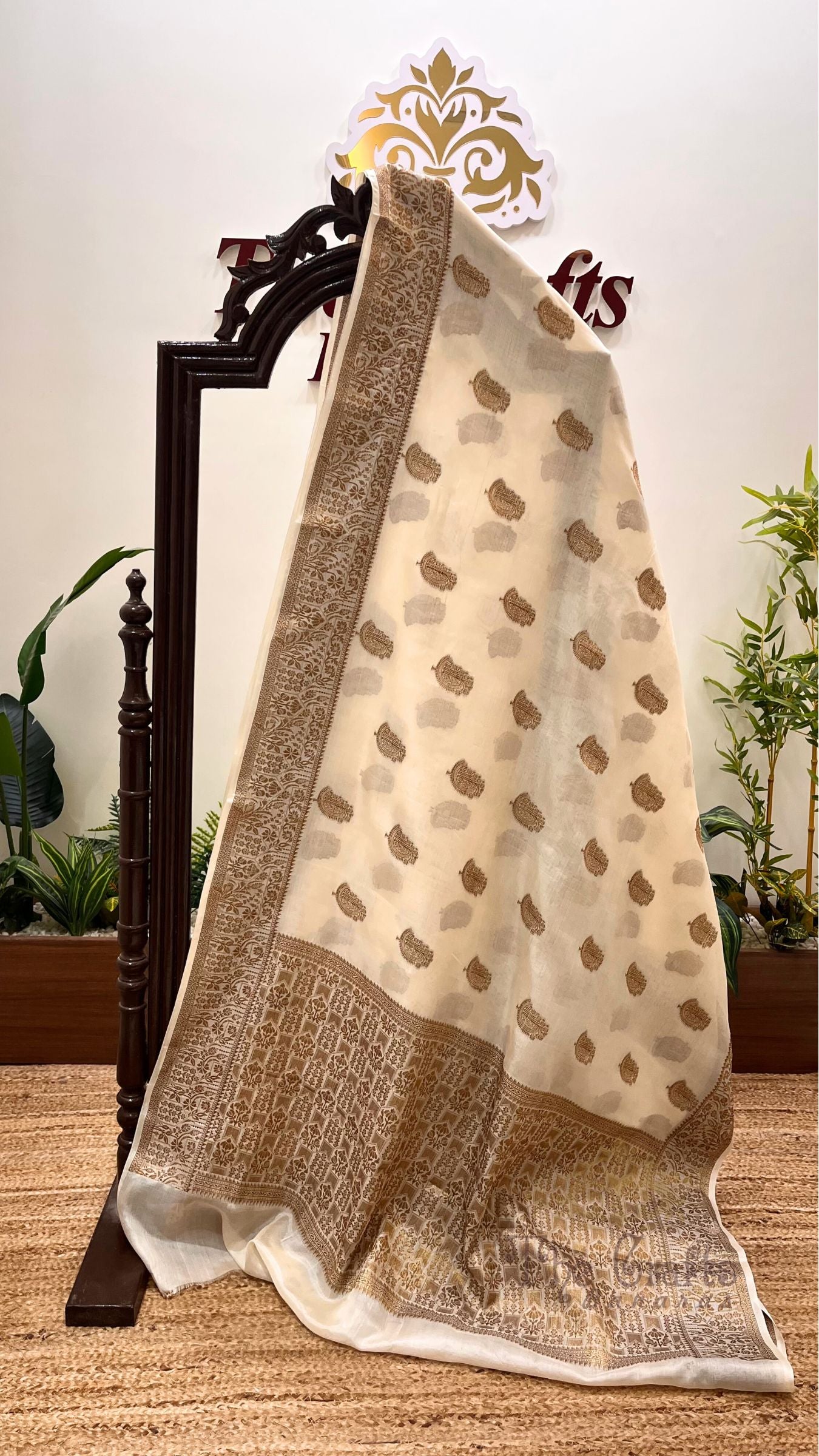Pure Tussar Silk Banarasi Saree