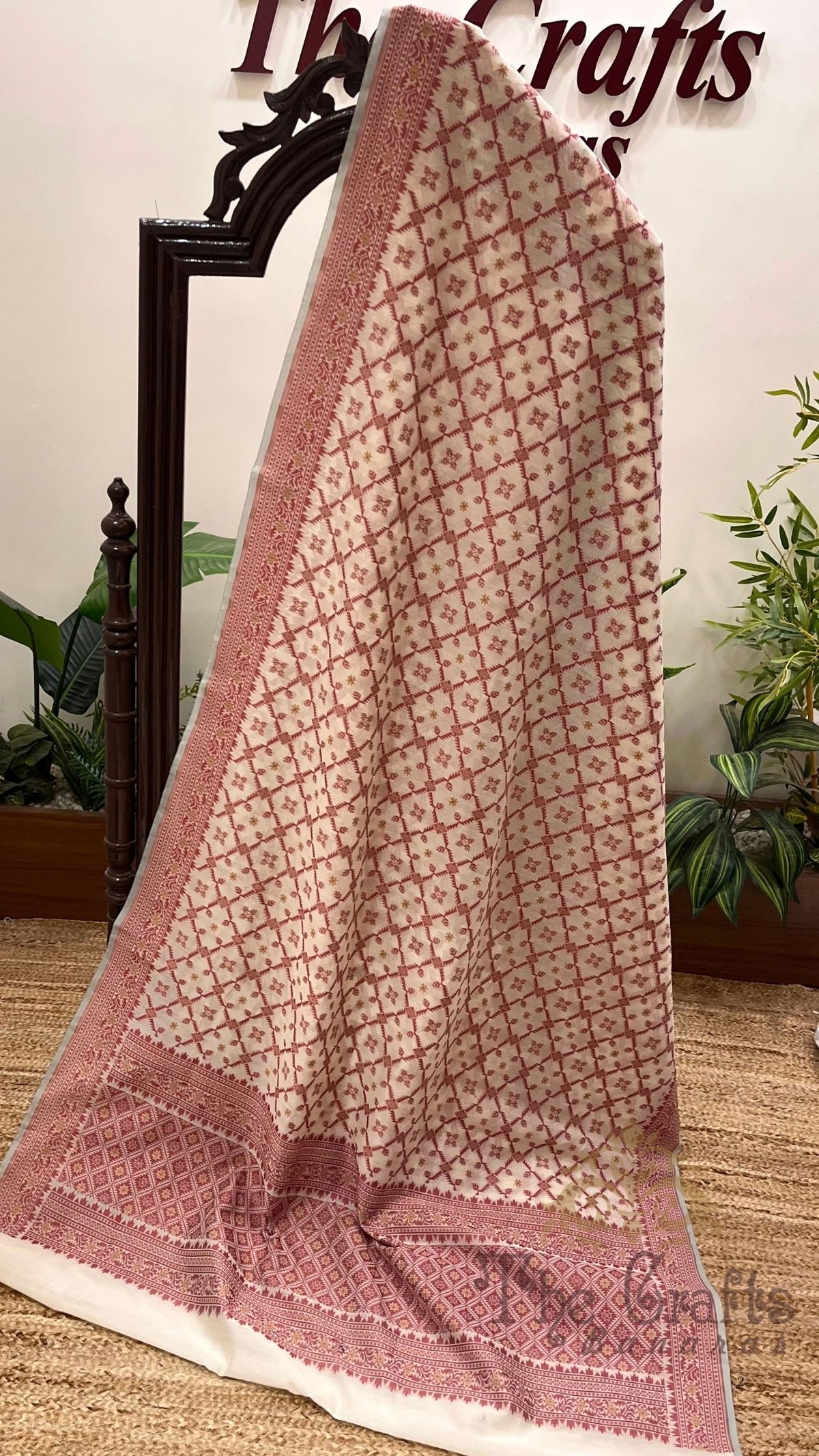 Pure Cotton Patola Reshmi Zari Banarasi Saree