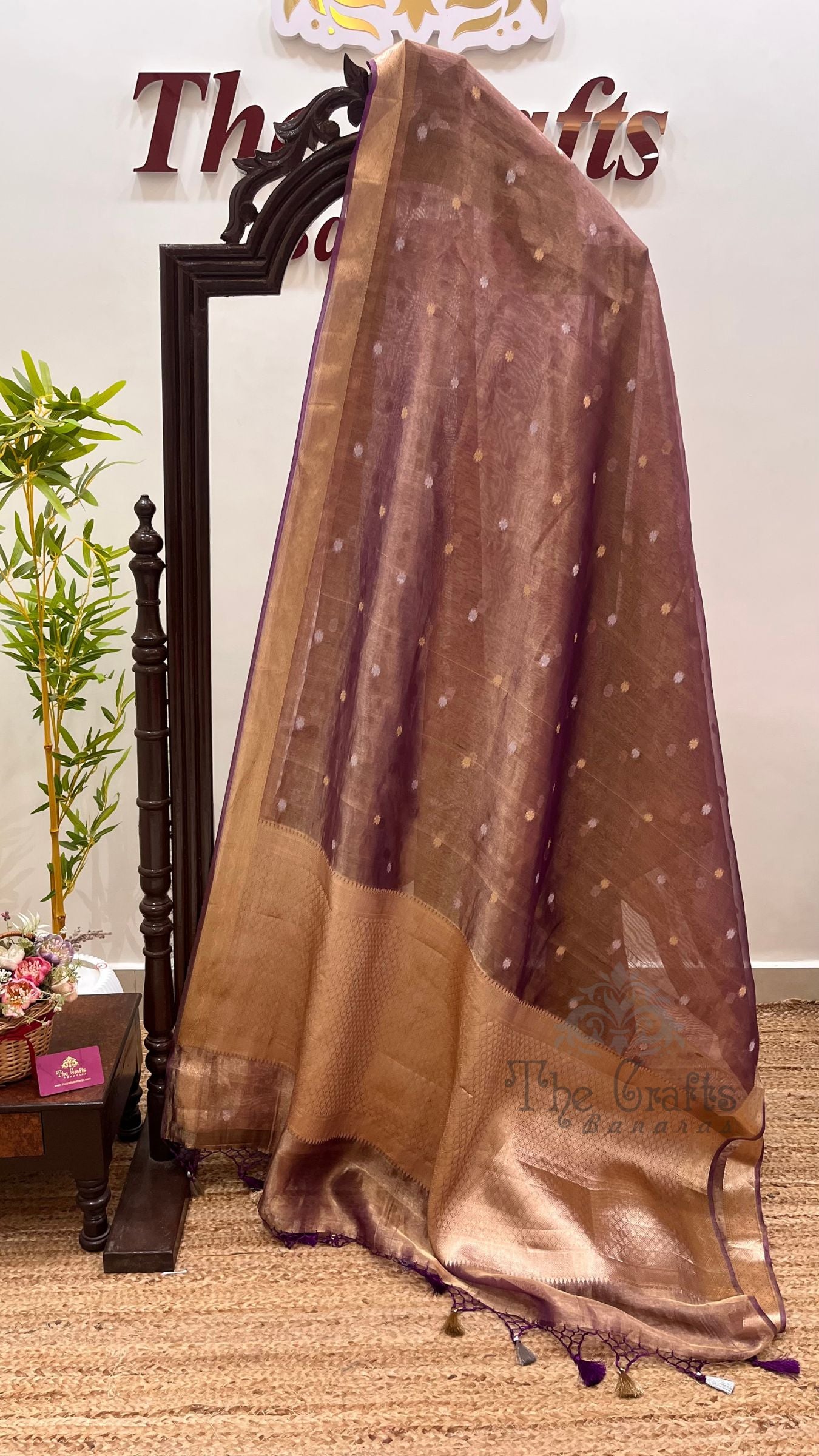 Pure Kora Tissue Silk Banarasi Saree