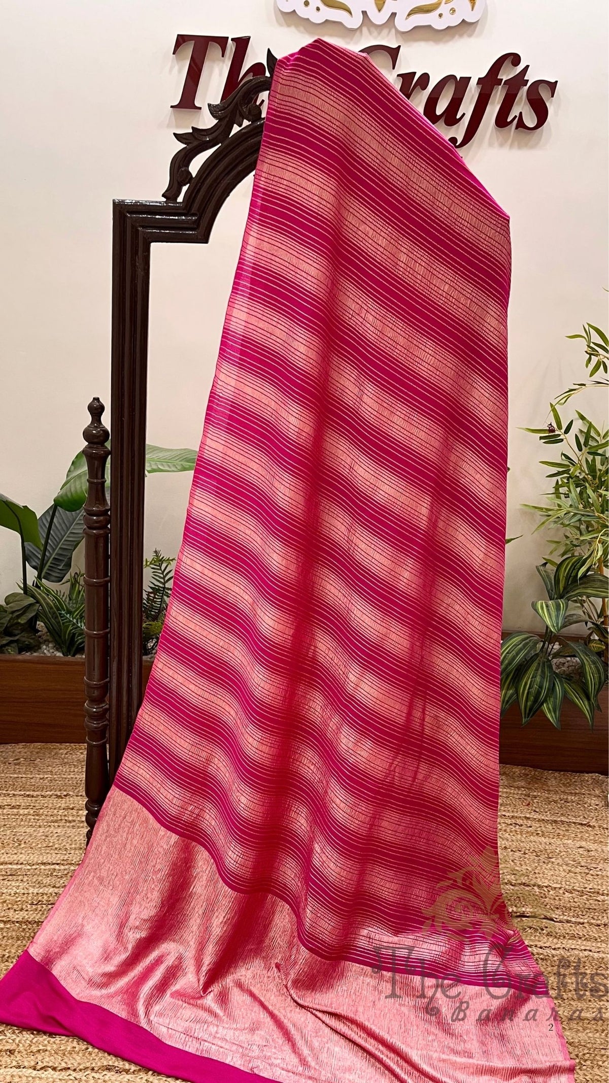 Pure Munga Silk Banarasi Saree
