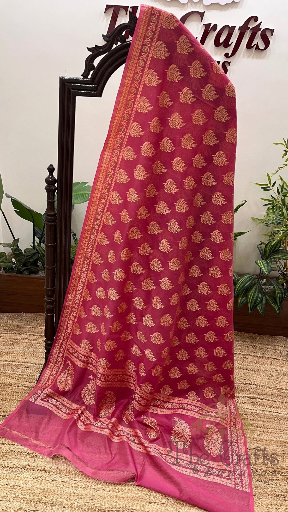 Pure Cotton Patola Reshmi Zari Banarasi Saree