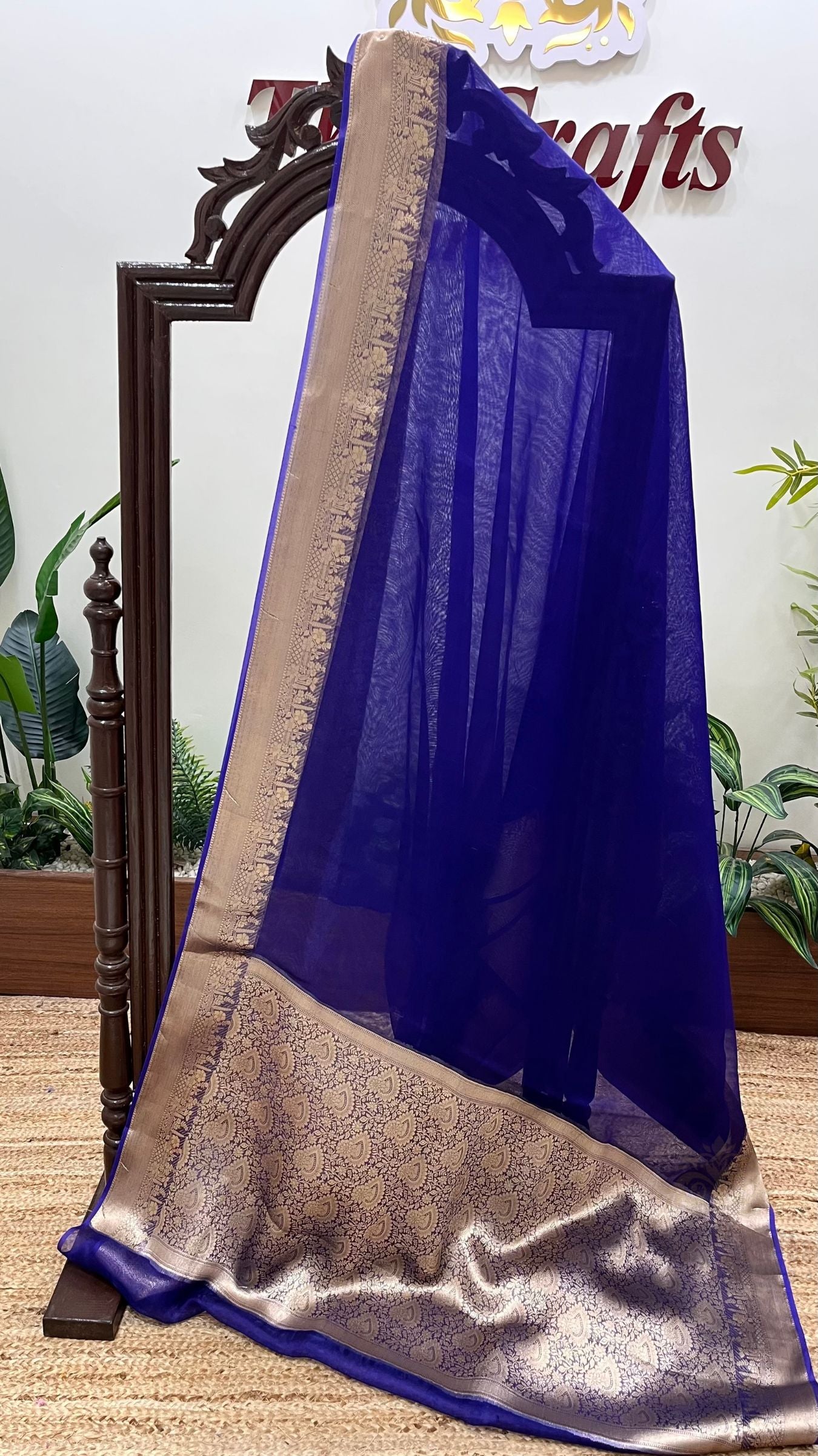 Pure Kora Tissue Silk Banarasi Saree