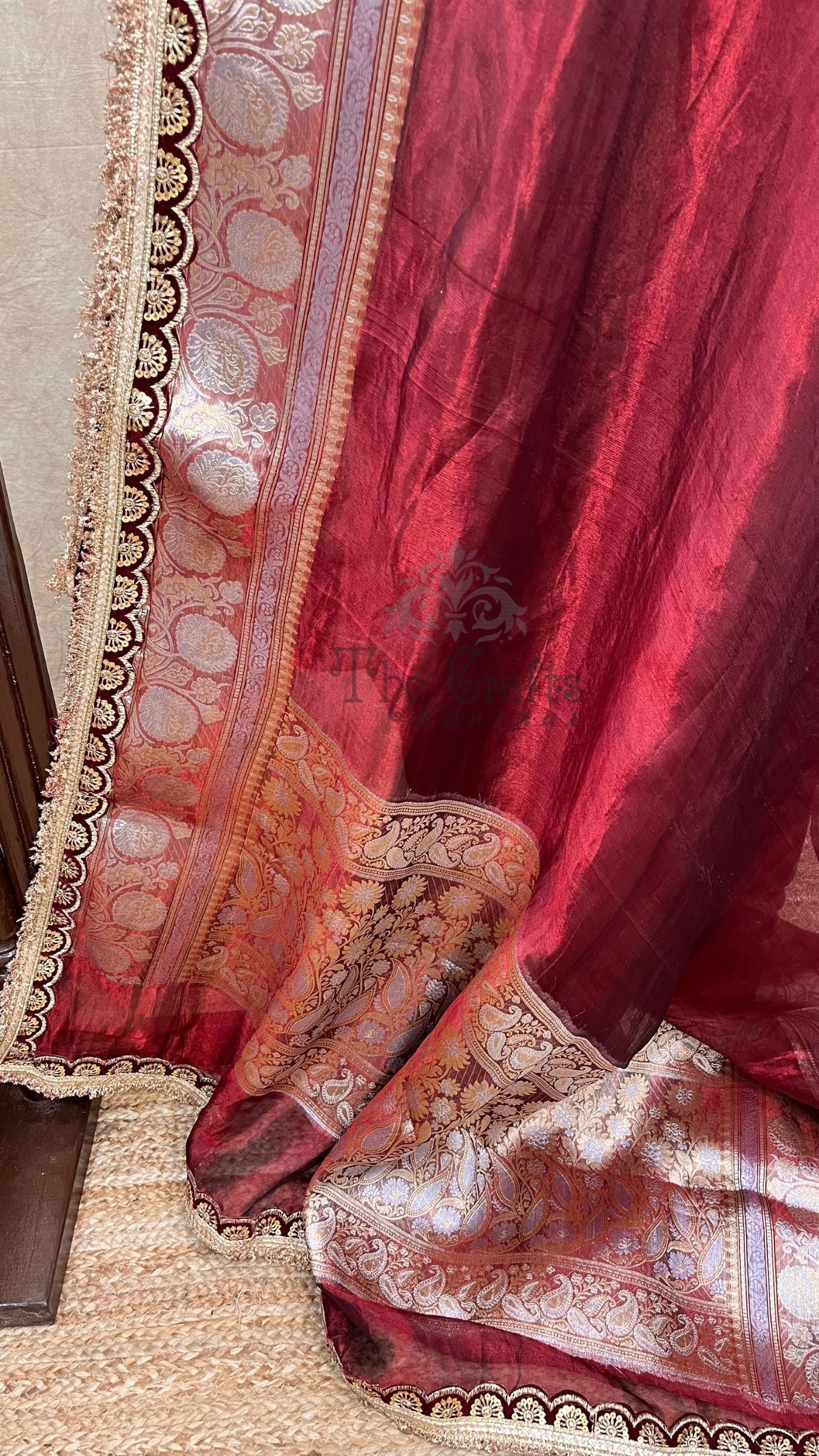 Pure Kora Tissue Silk Banarasi Saree