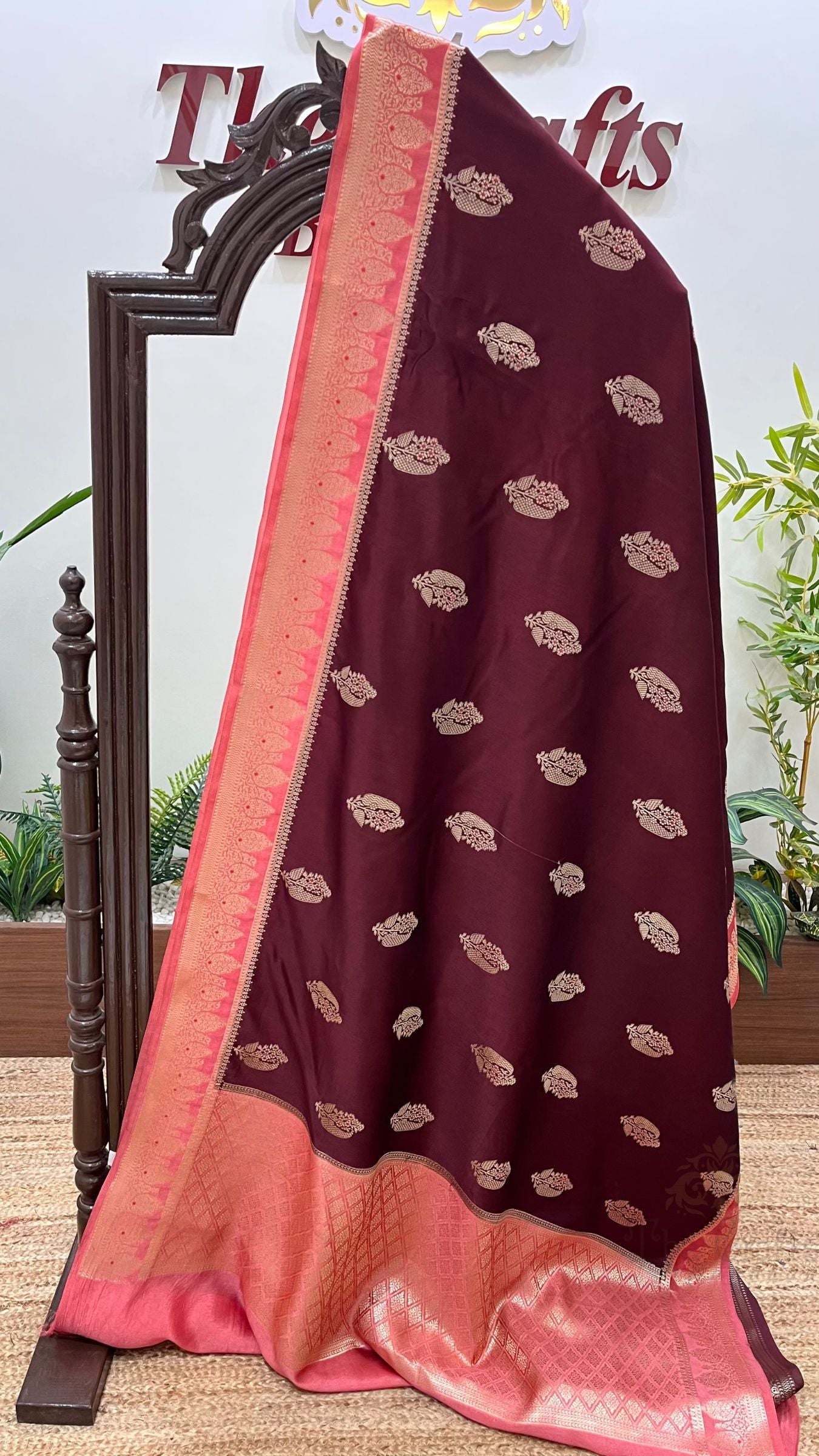 Pure Mango Silk Banarasi Saree