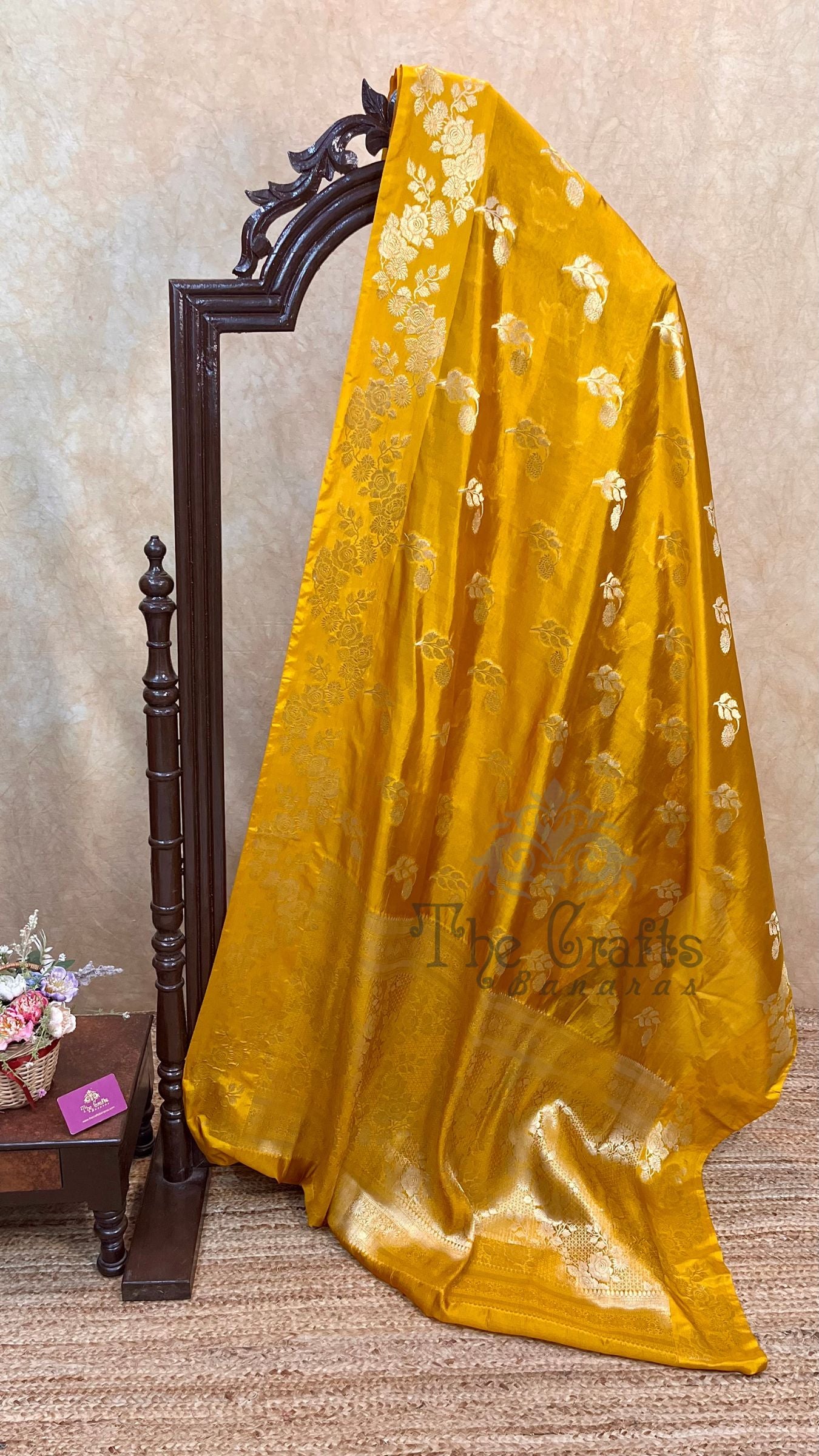 Pure Mango Silk Banarasi Saree