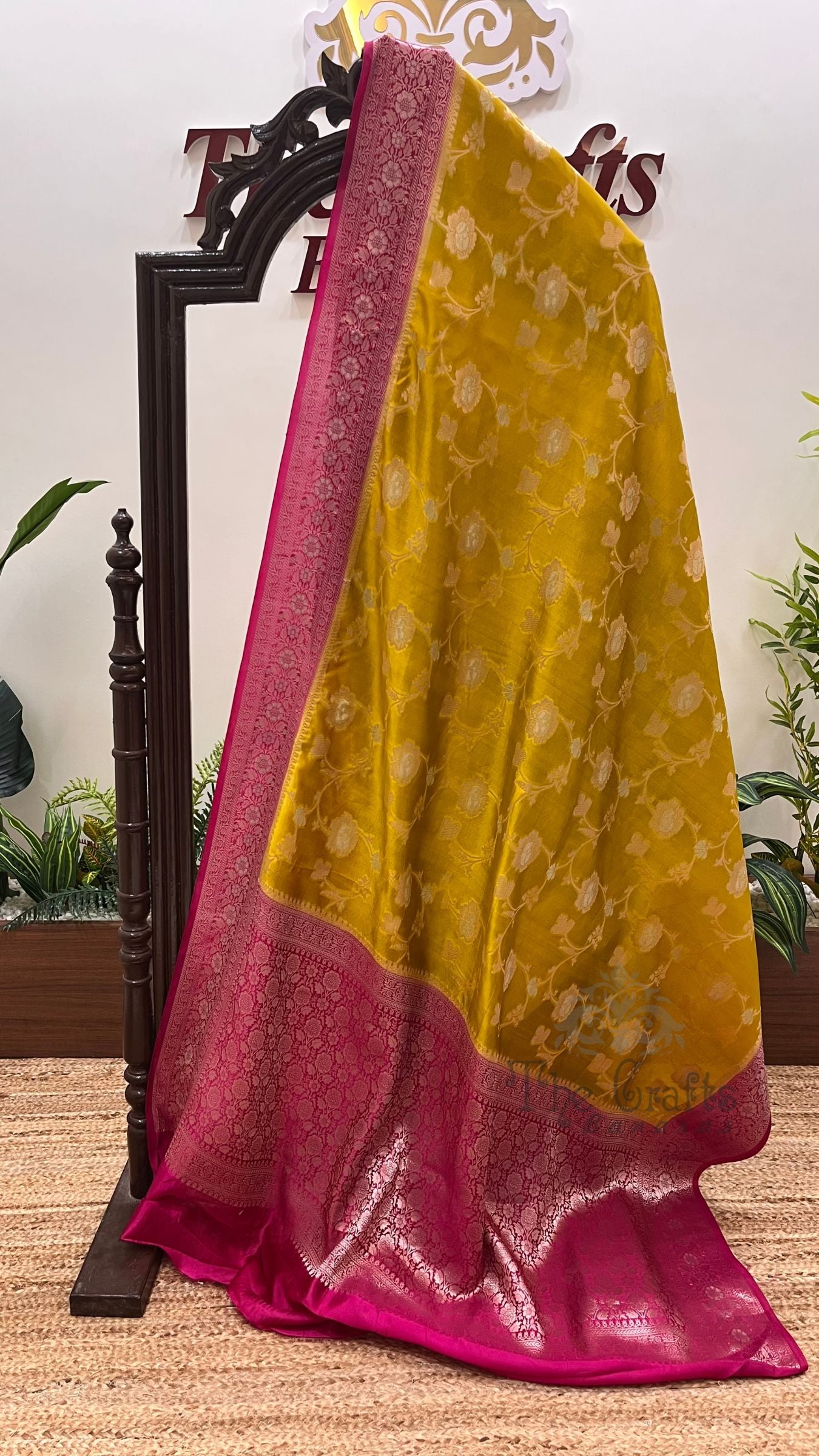 Pure Mango Silk Banarasi Saree