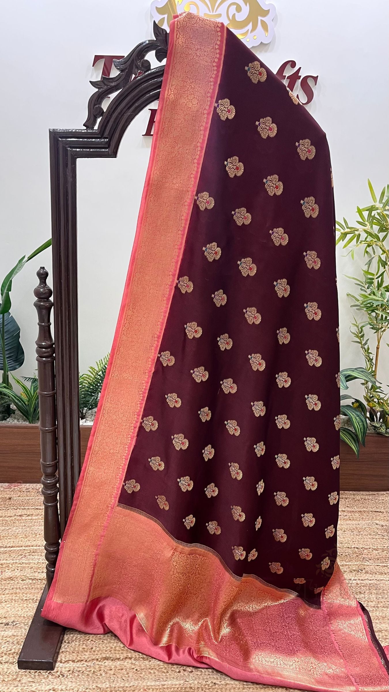 Pure Mango Silk Banarasi Saree