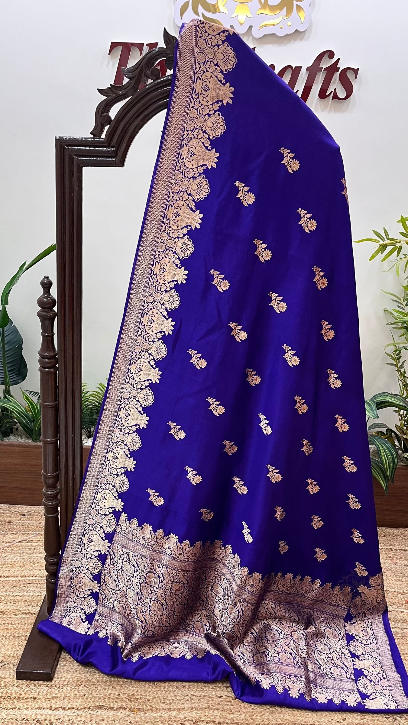 Pure Mango Silk Handloom Banarasi Saree