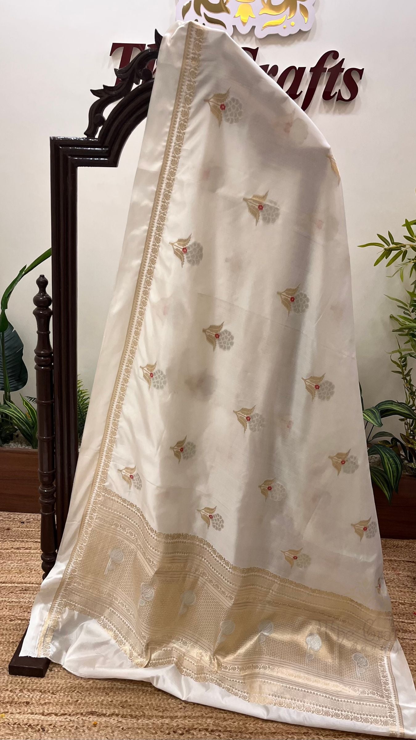 Pure Mango Silk Handloom Banarasi Saree