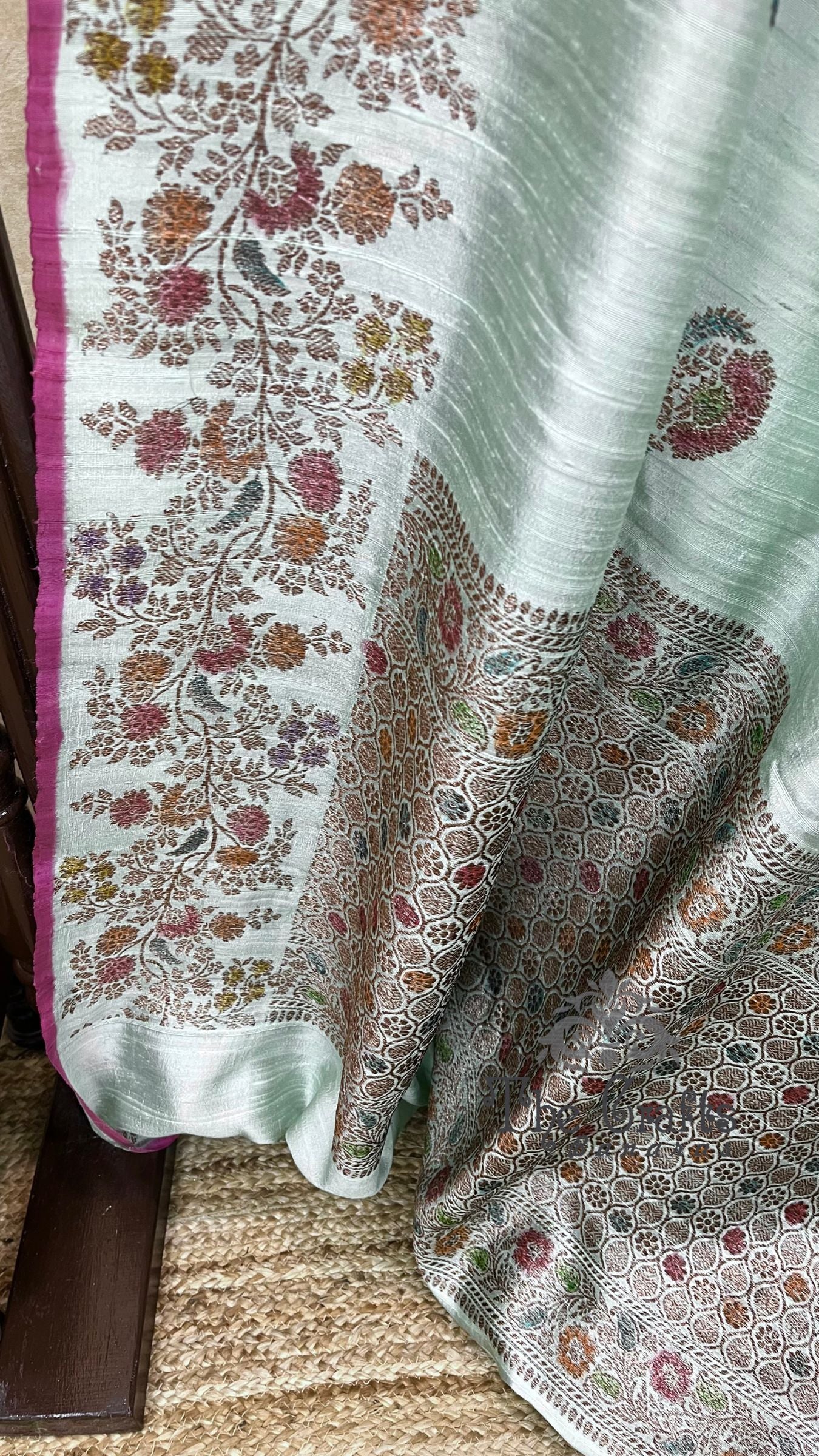 Pure Raw Silk Handloom Banarasi Saree