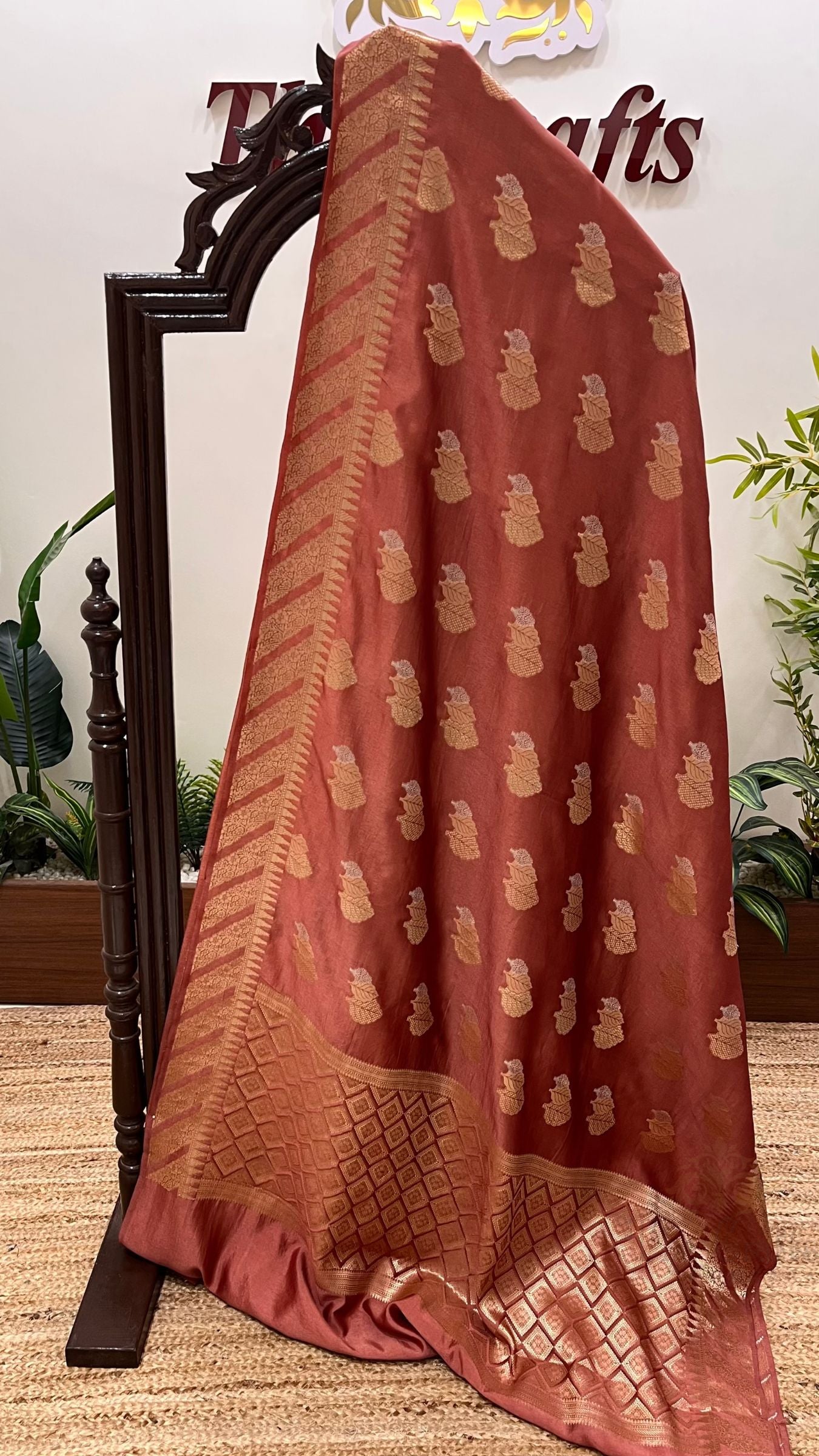Pure Mango Silk Banarasi Saree