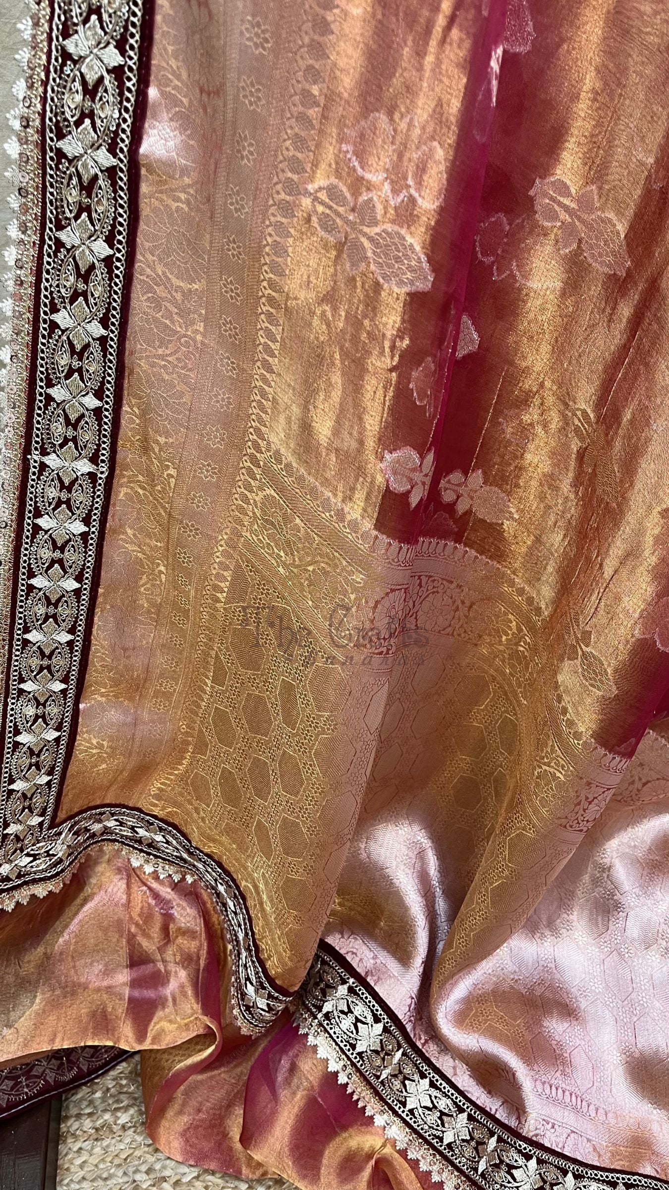 Pure Kora Tissue Silk Banarasi Saree