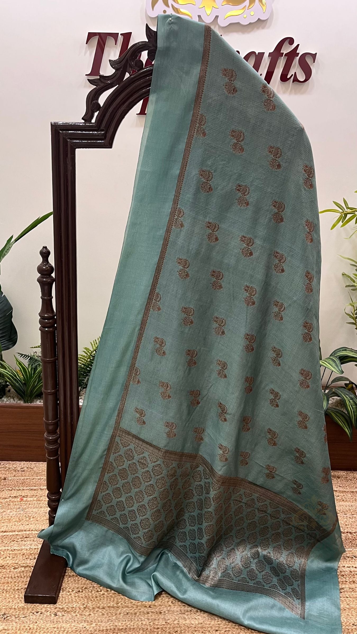 Pure Tussar Silk Banarasi Saree