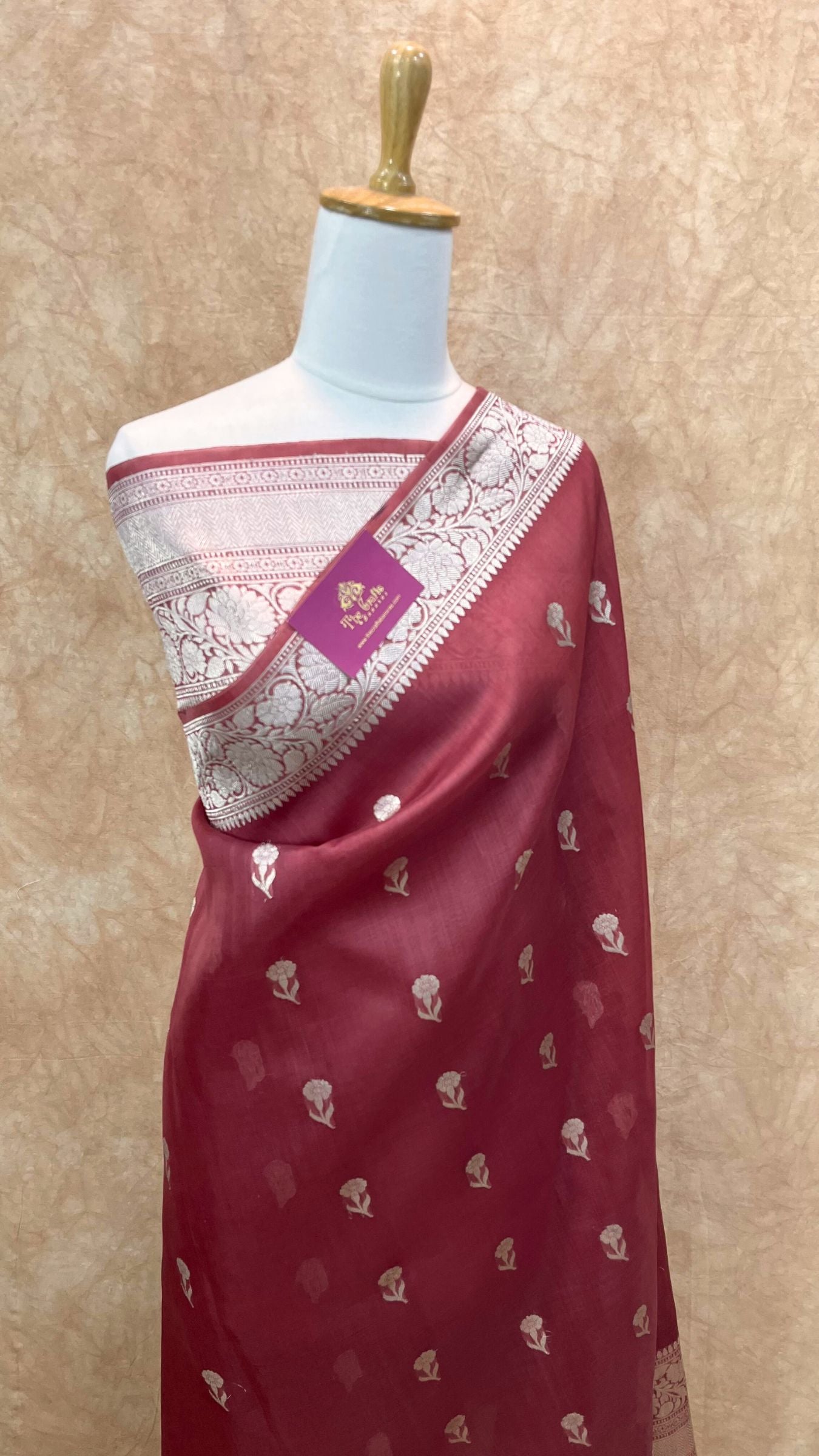 Pure Kora Silk Handloom Banarasi Saree