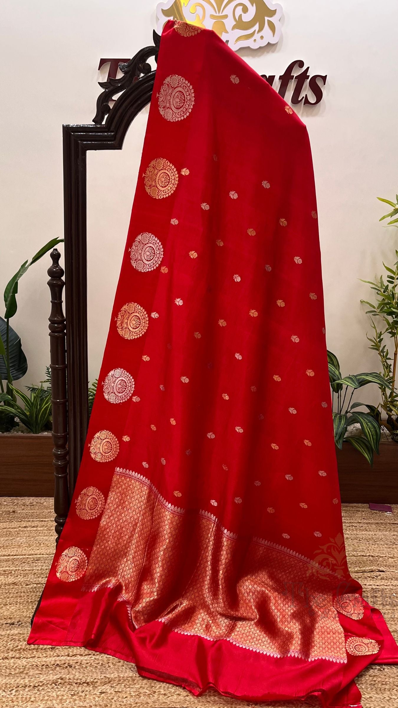 Pure Mango Silk Handloom Banarasi Saree