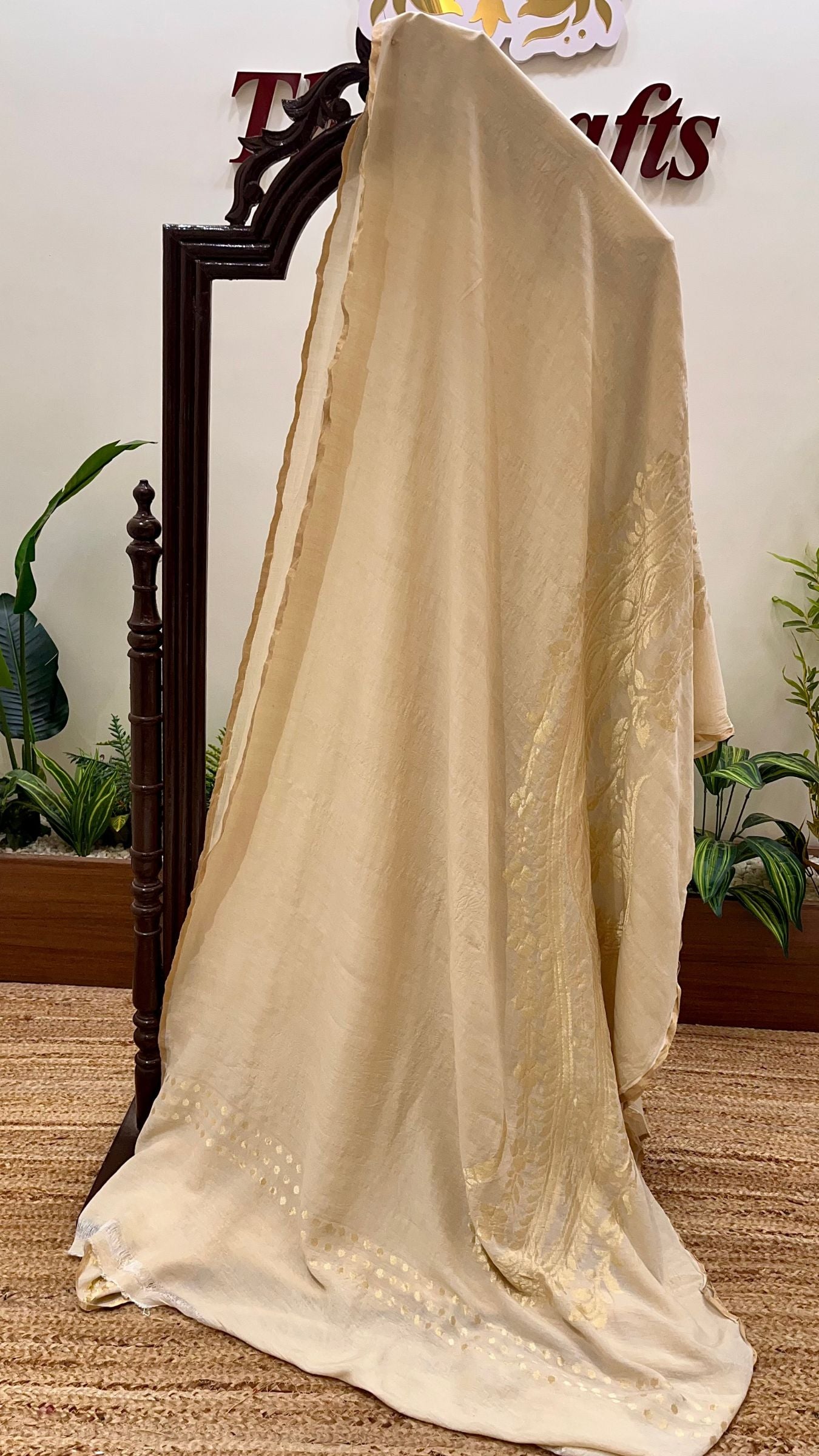 Pure Munga Silk Handloom Banarasi Saree