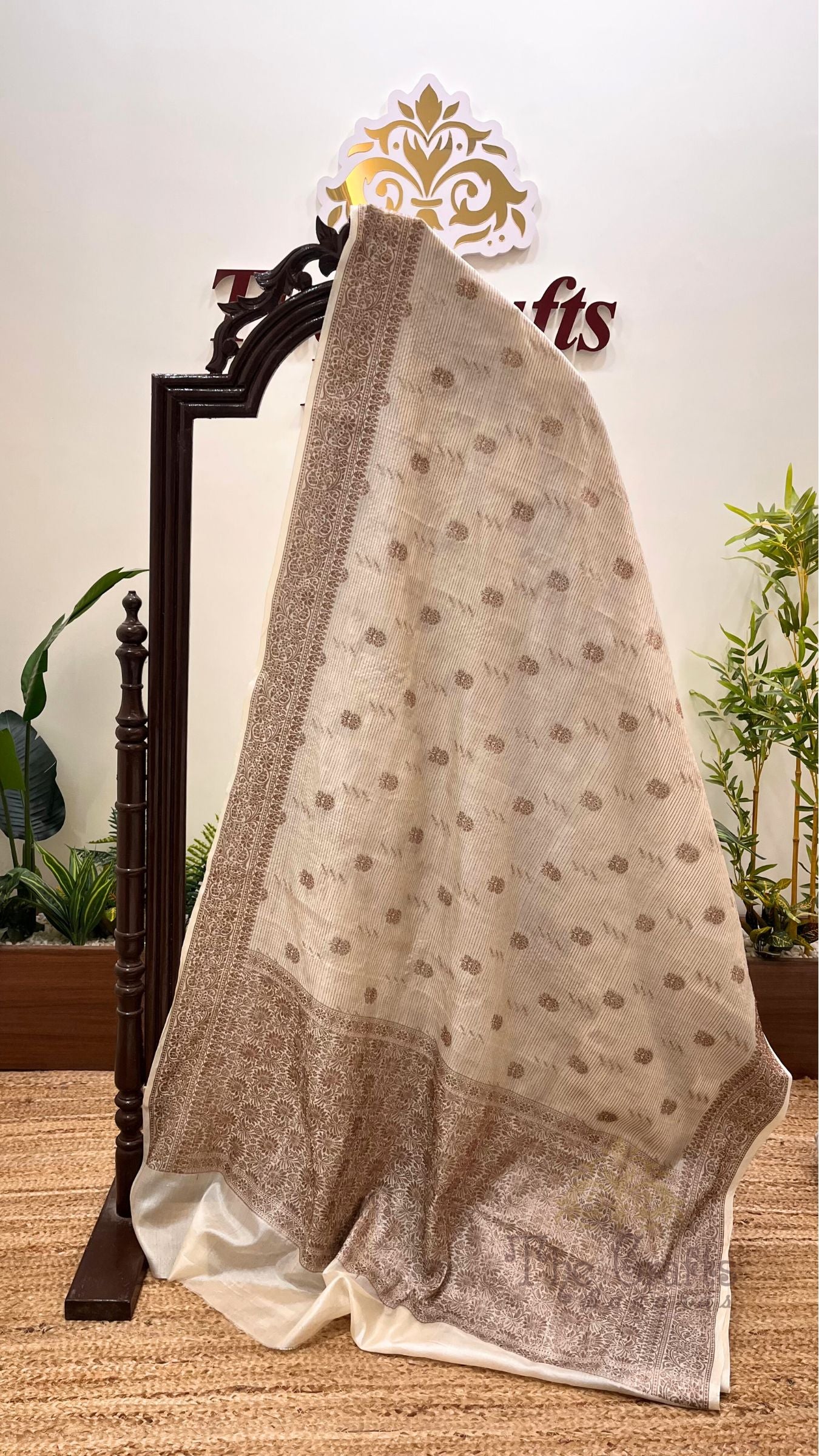 Pure Tussar Silk Banarasi Saree
