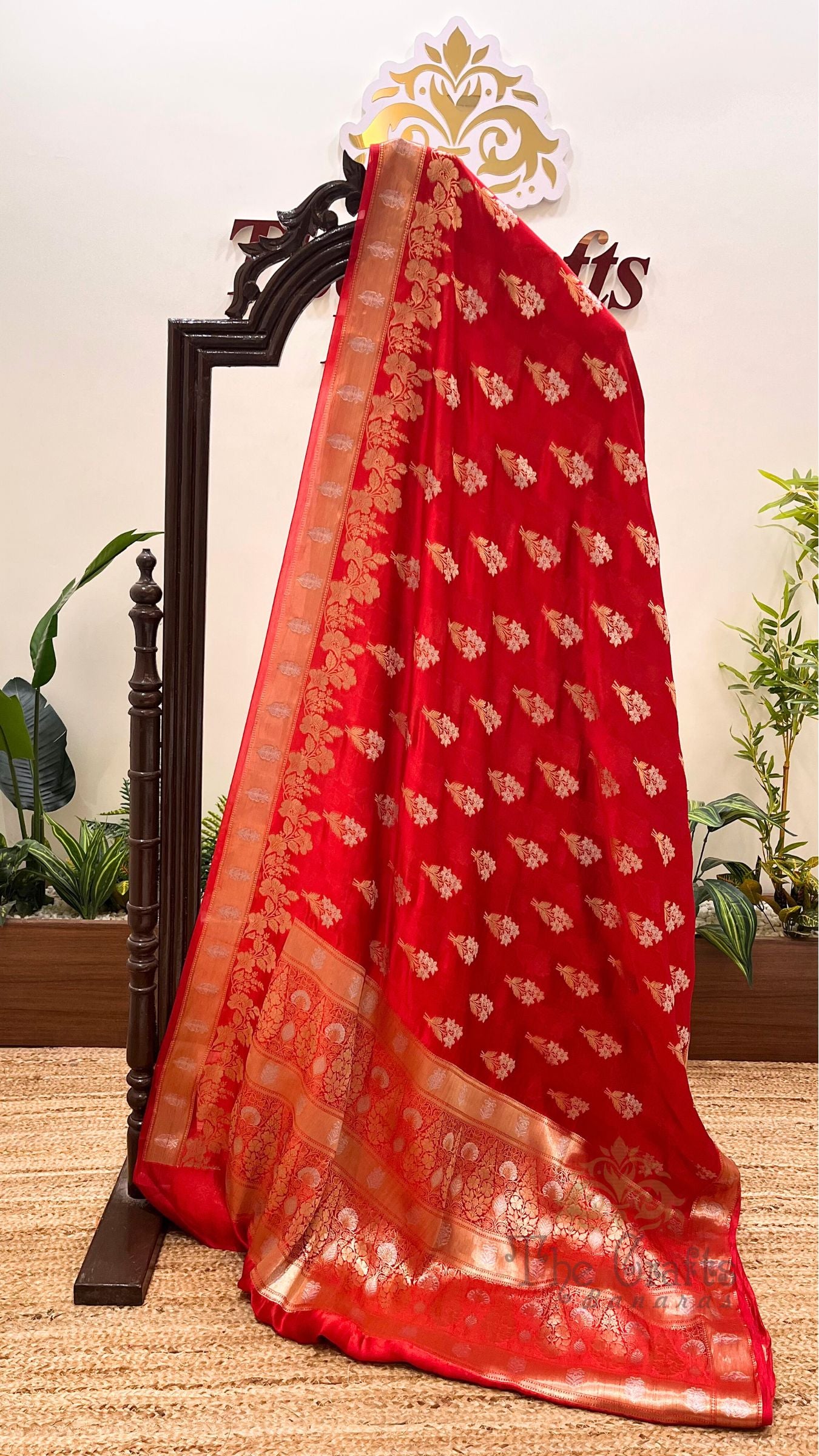 Pure Mango Silk Banarasi Saree