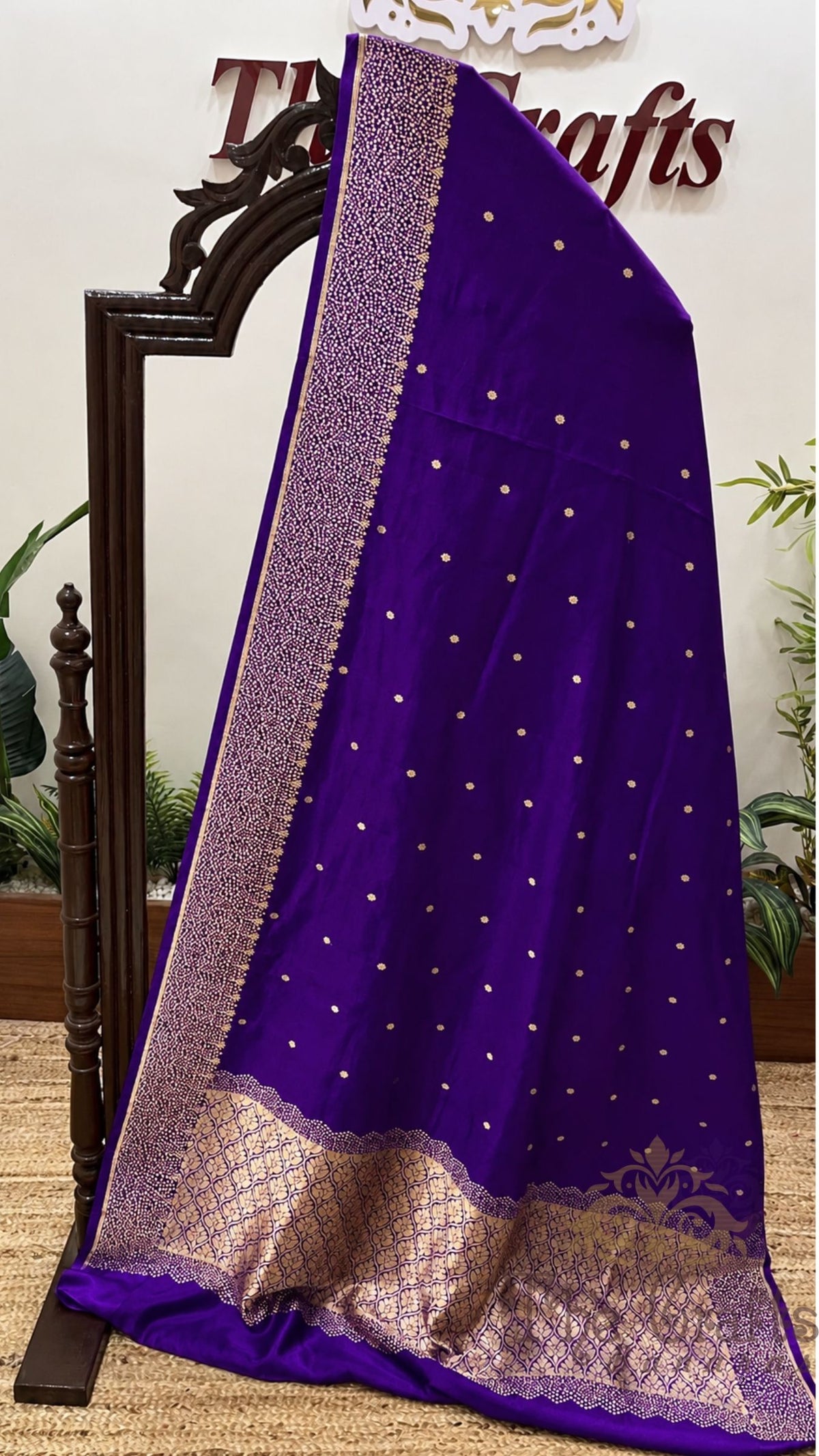 Pure Mango Silk Handloom Banarasi Saree