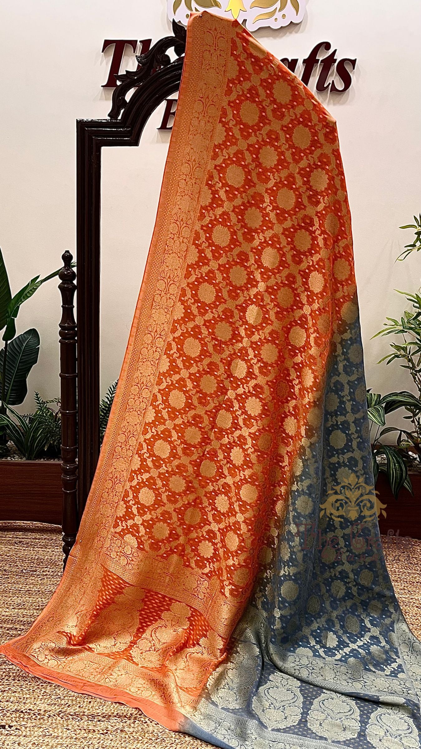 Pure Khaddi Viscose Banarasi Saree