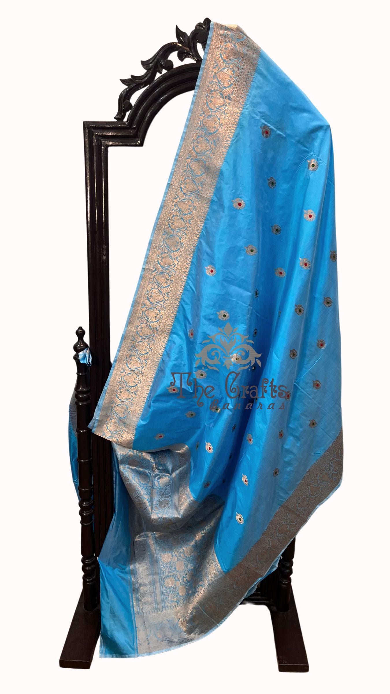 Pure Katan Silk Handloom Banarasi Saree - Kadhua Buti