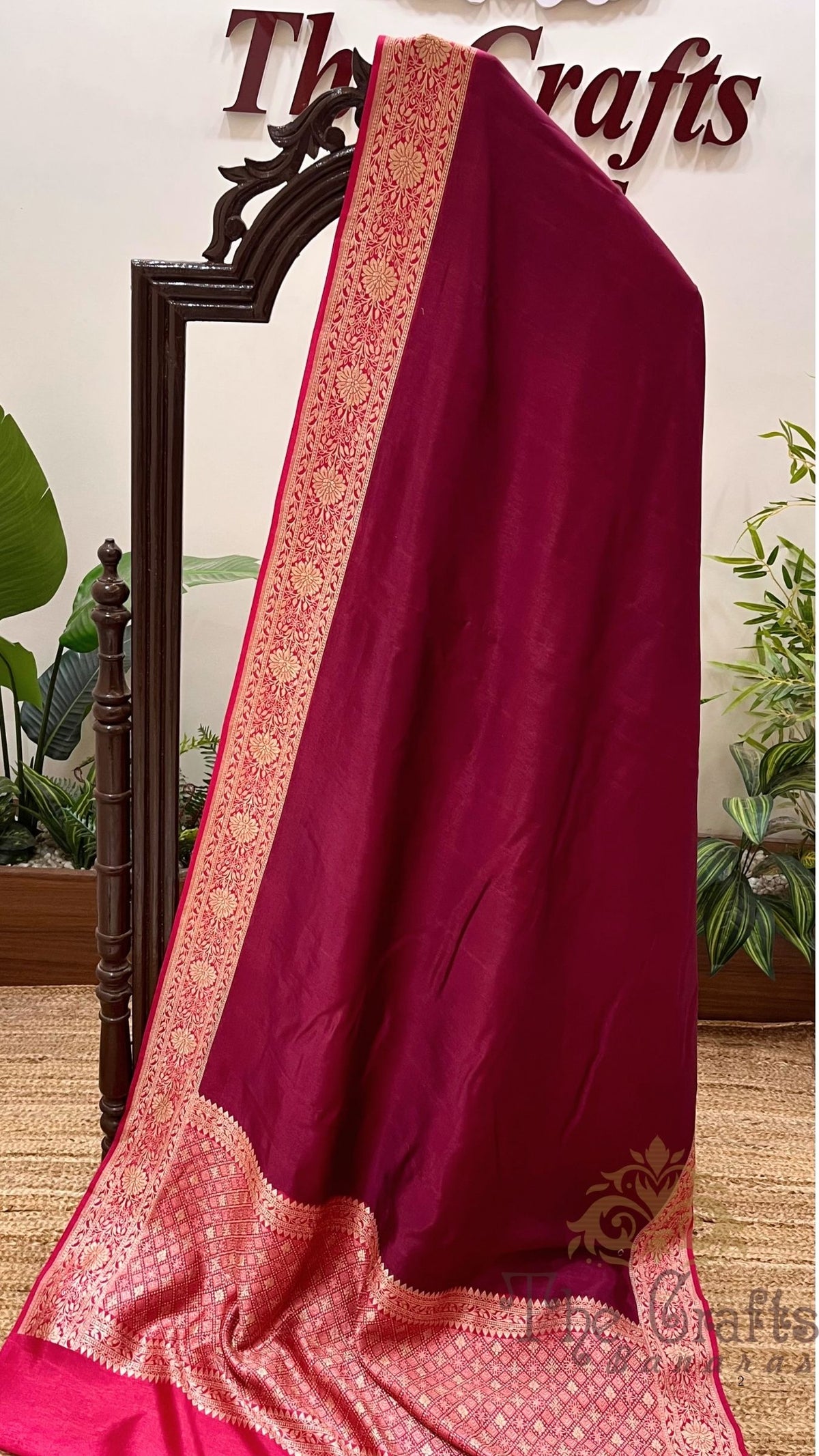 Pure Mulberry Silk Handloom Banarasi Saree