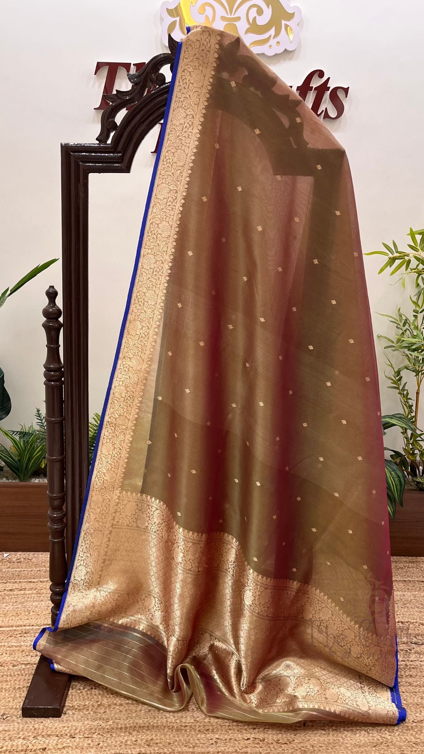 Pure Kora Silk Handloom Banarasi Saree