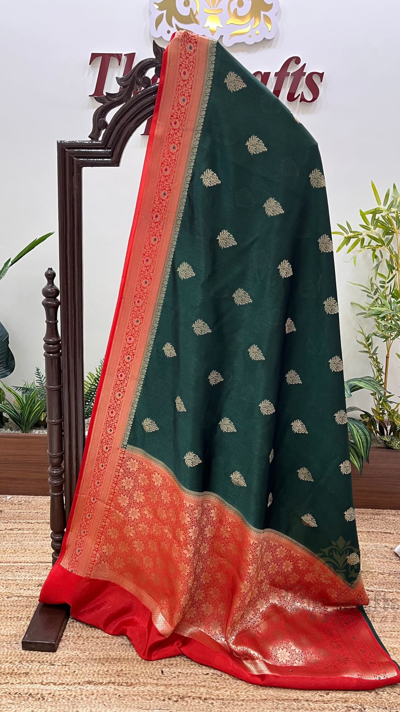 Pure Dupion Silk Banarasi Saree