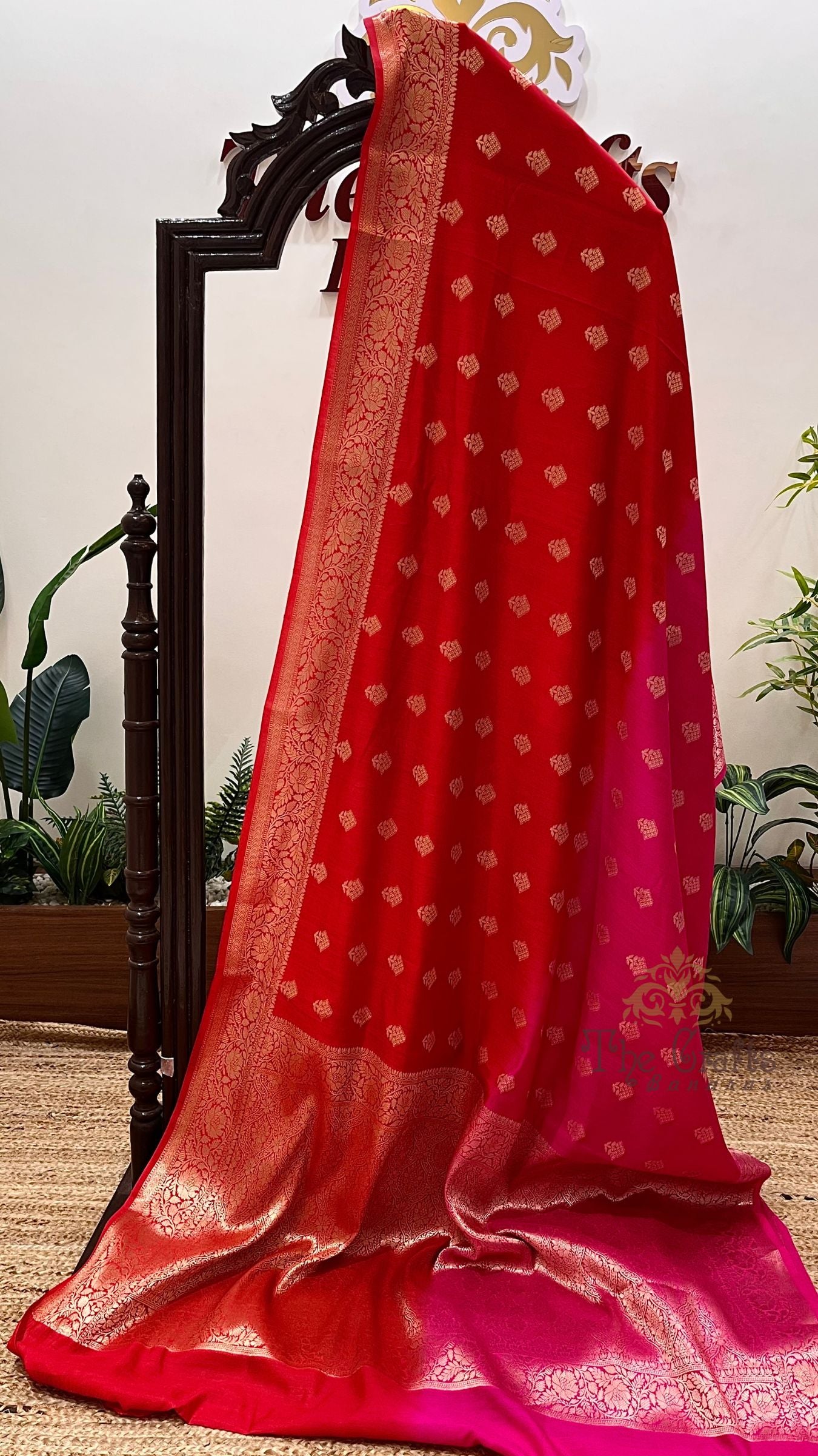 Pure Chiniya Silk Banarasi Saree