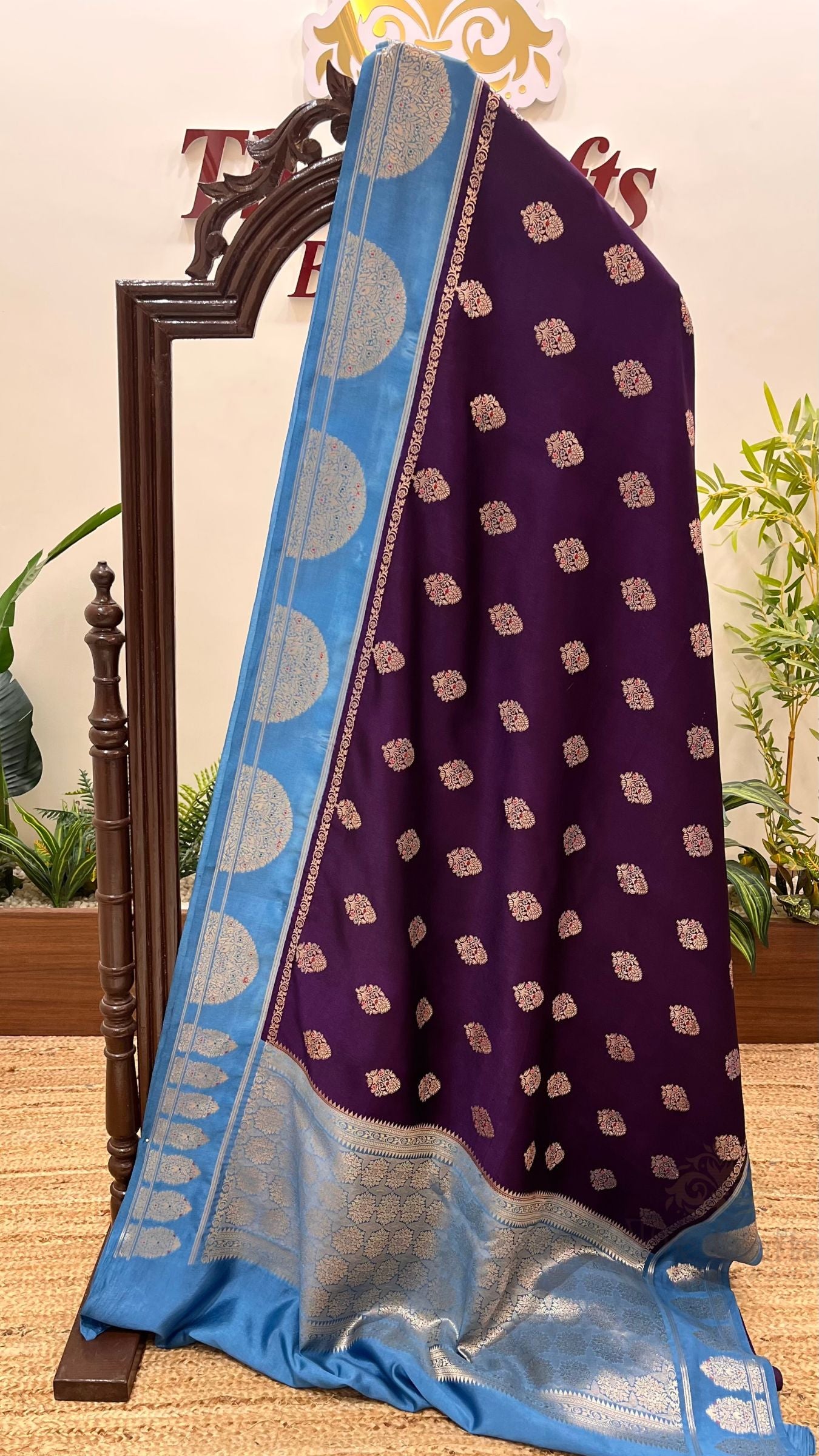 Pure Mango Silk Banarasi Saree