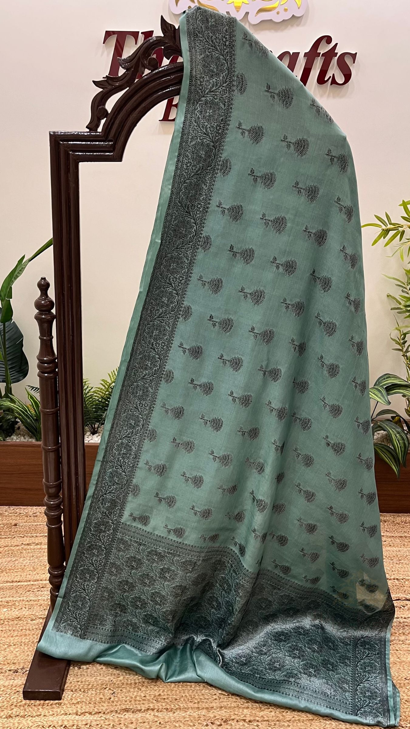 Pure Tussar Silk Banarasi Saree