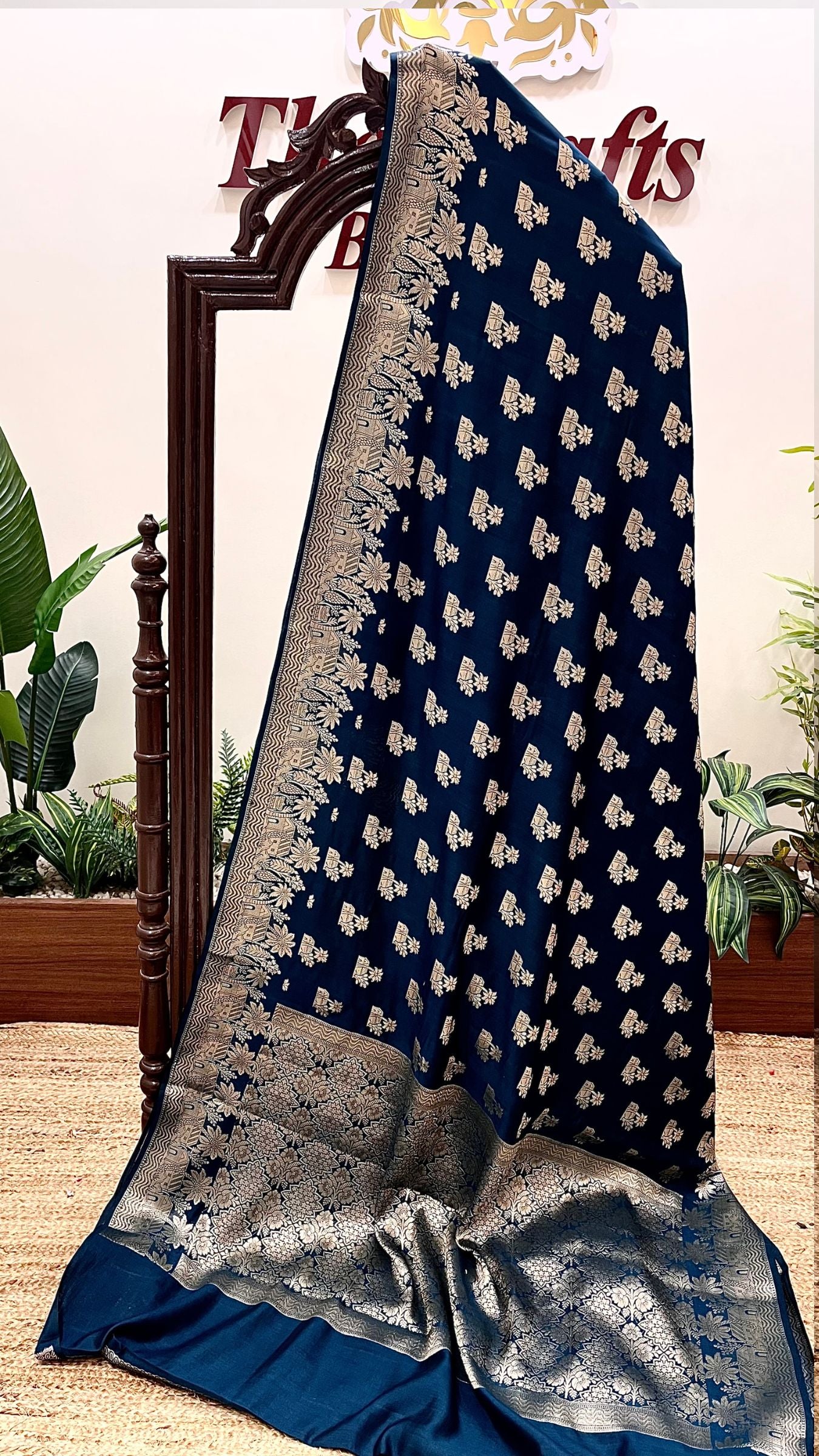 Pure Chiniya Silk Banarasi Saree