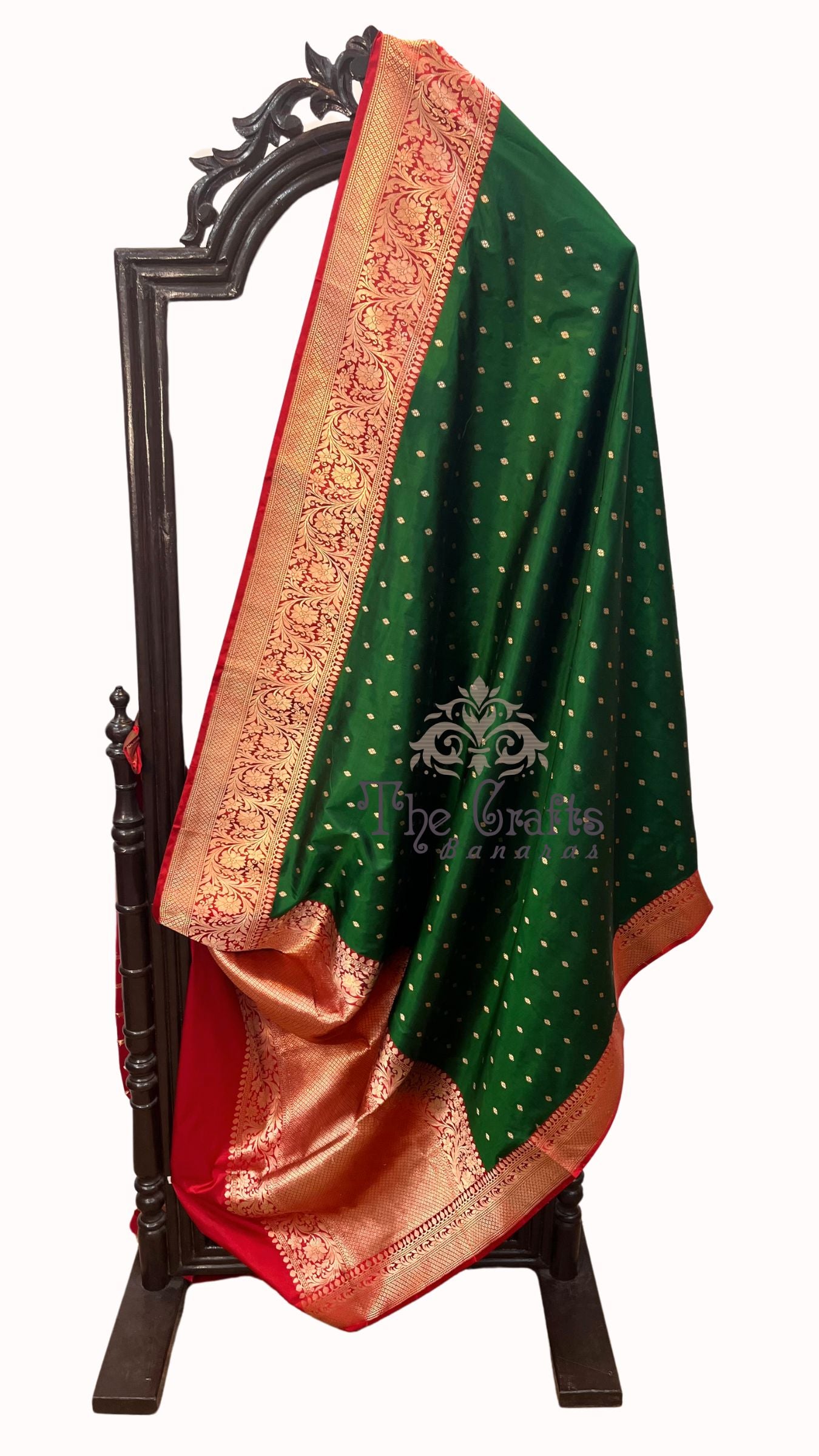 Pure Katan Silk Handloom Banarasi Saree - Kadhua Buti