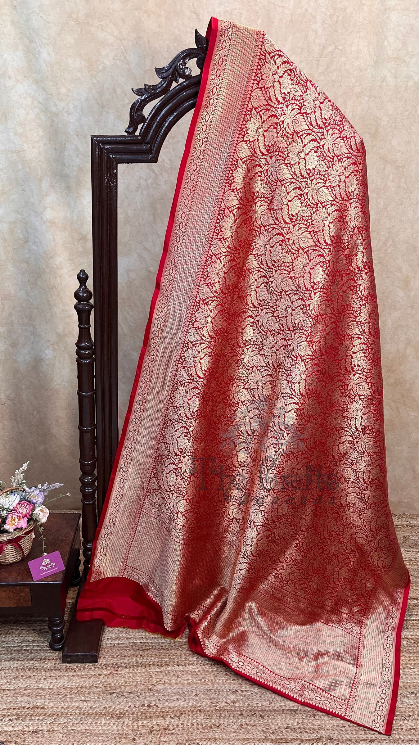 Pure Katan Silk Handloom Banarasi Saree - Tanchui Brocade