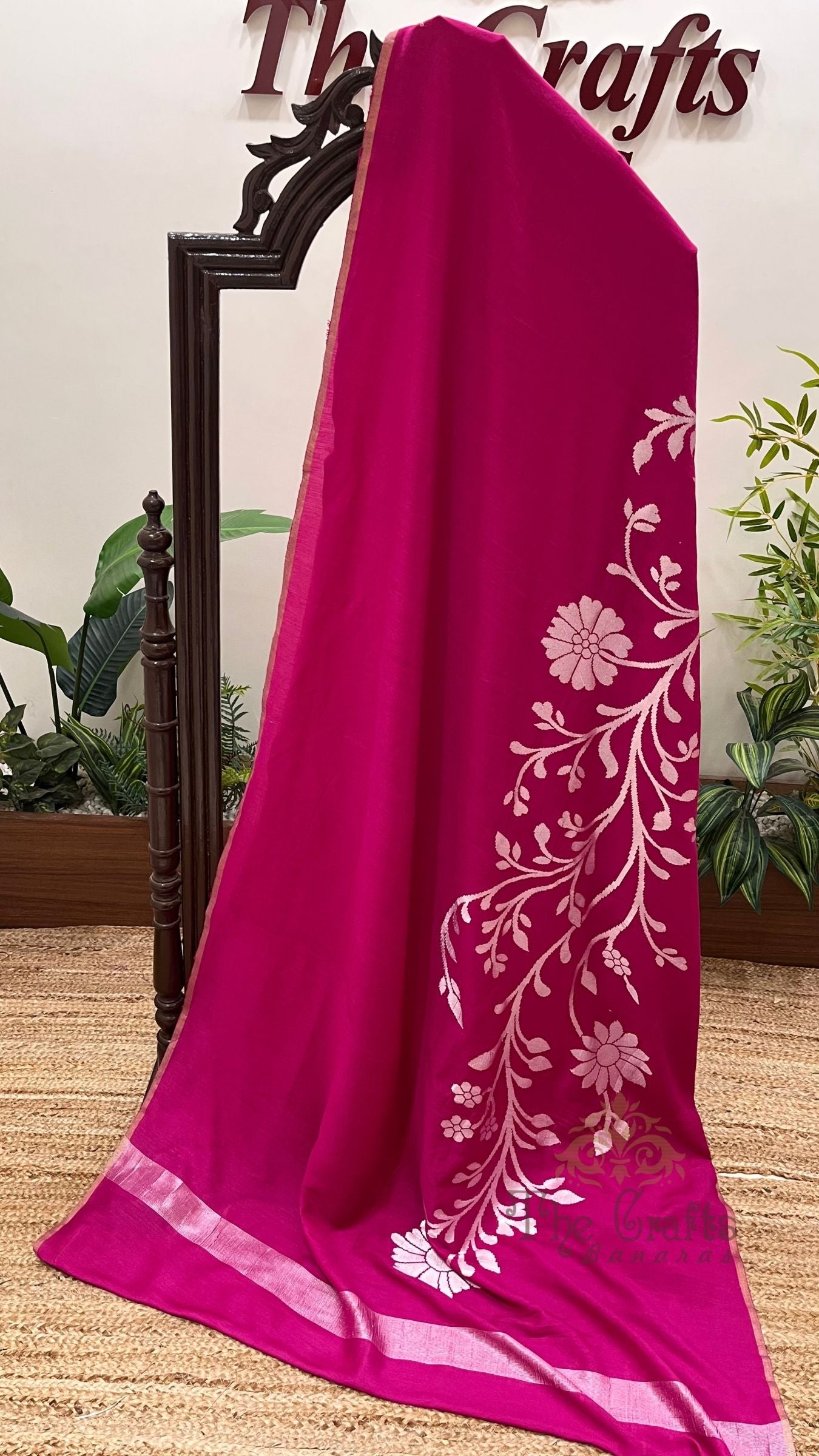 Pure Munga Silk Handloom Banarasi Saree