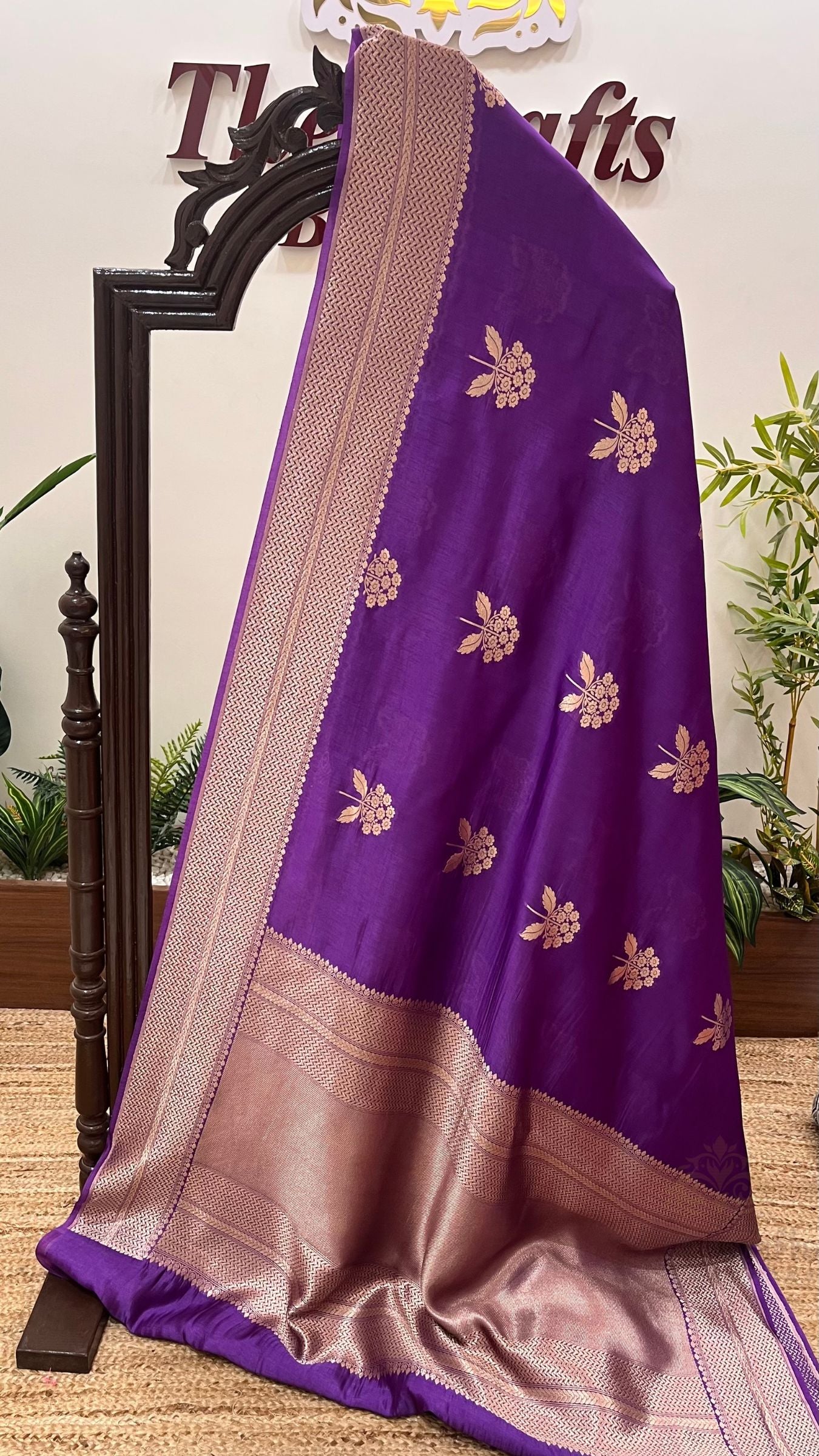 Pure Mango Silk Banarasi Saree