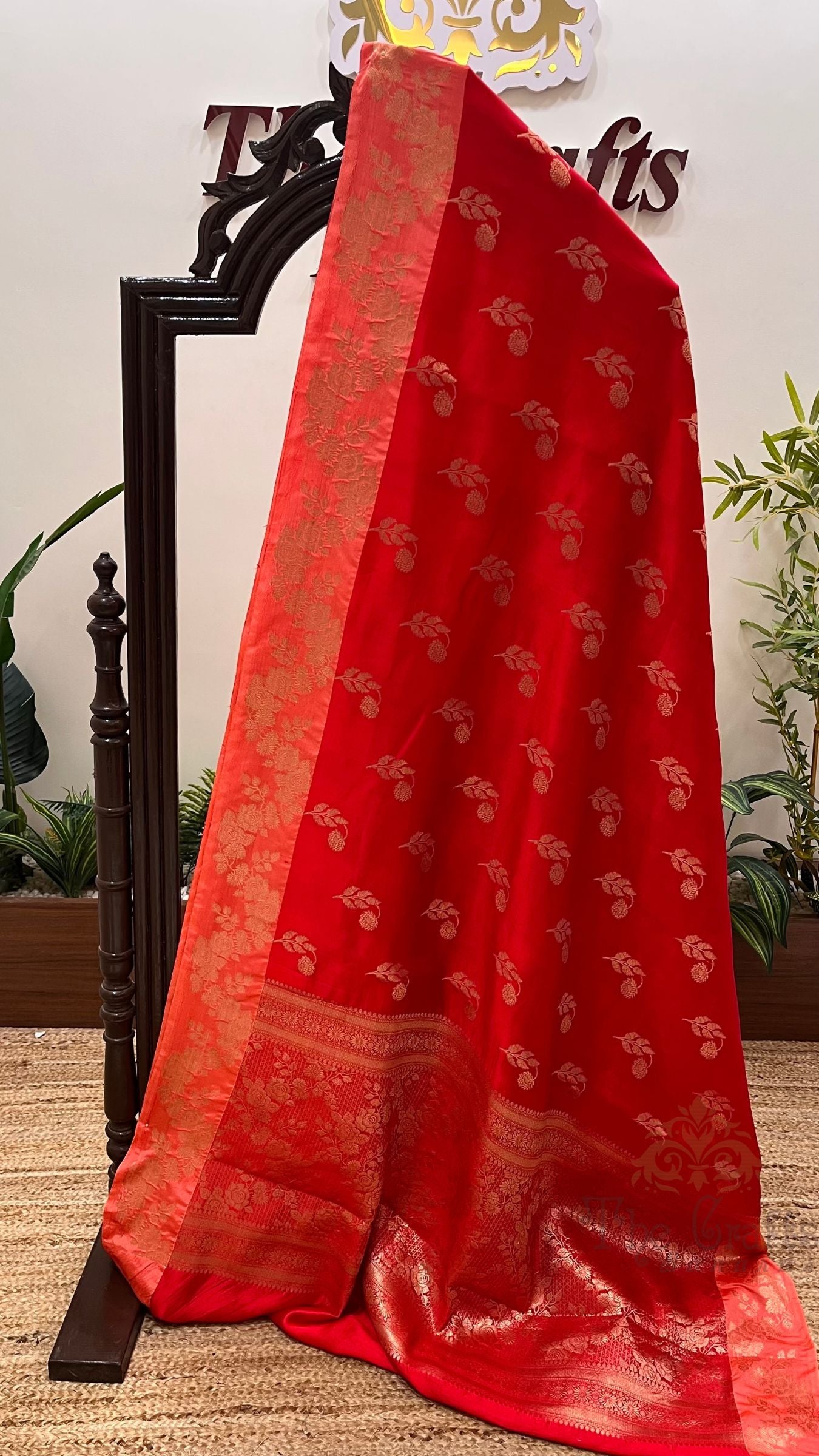 Pure Mango Silk Handloom Banarasi Saree