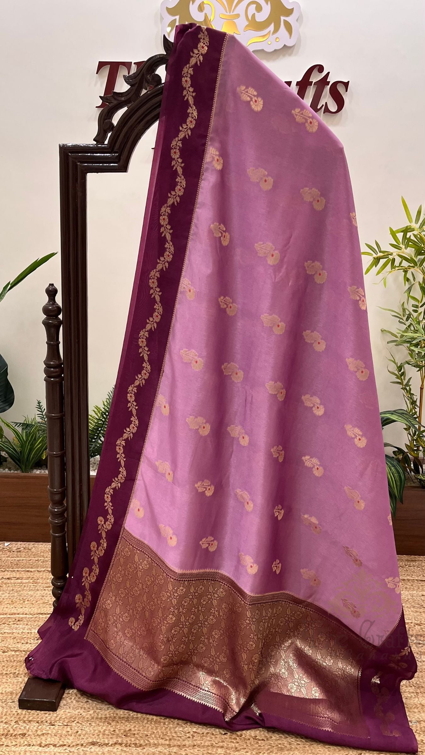 Pure Dupion Silk Banarasi Saree
