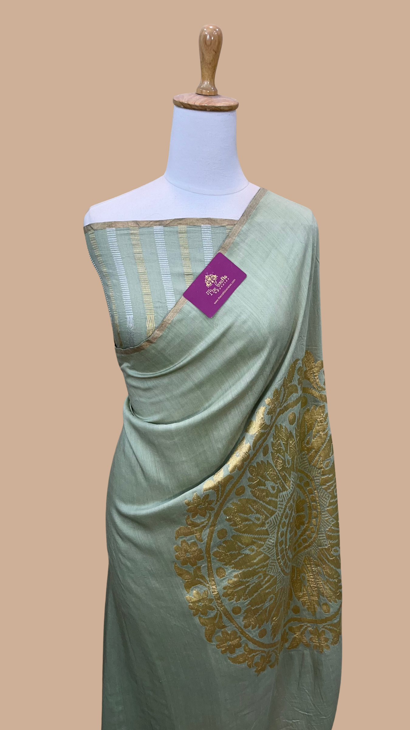 Pure Munga Silk Handloom Banarasi Saree